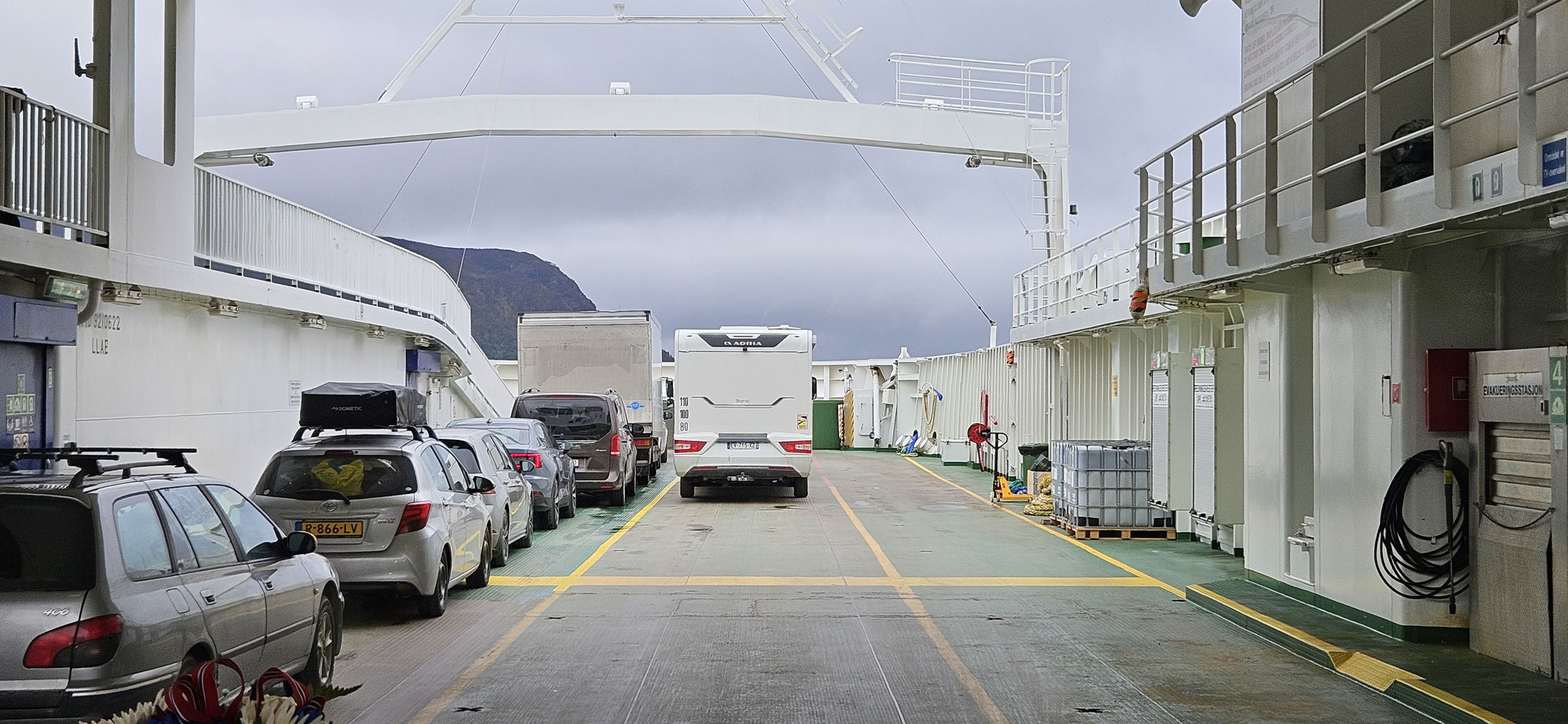 In Nesna geht es auf die Fähre