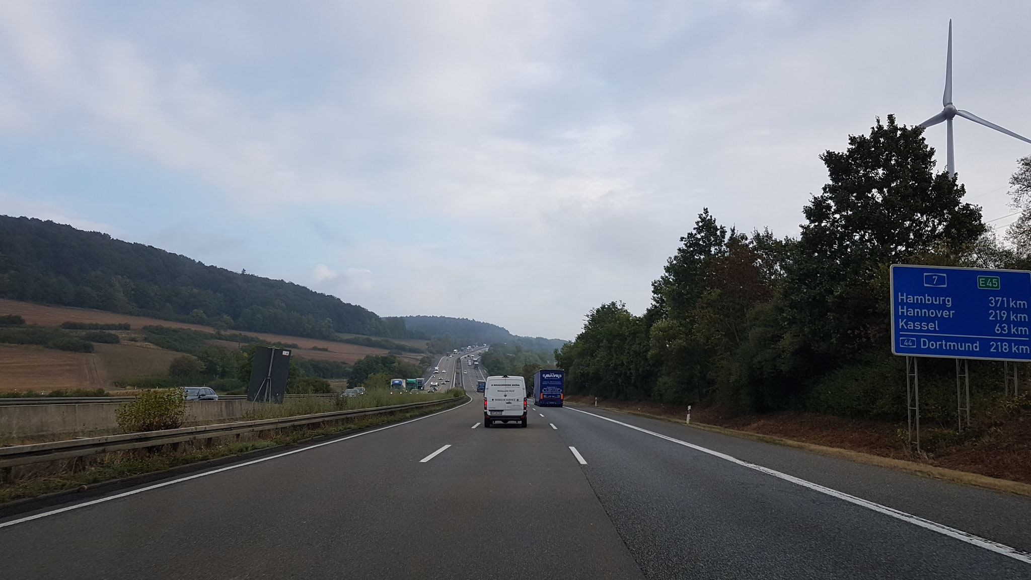 Schon 370 km vor Hamburg!