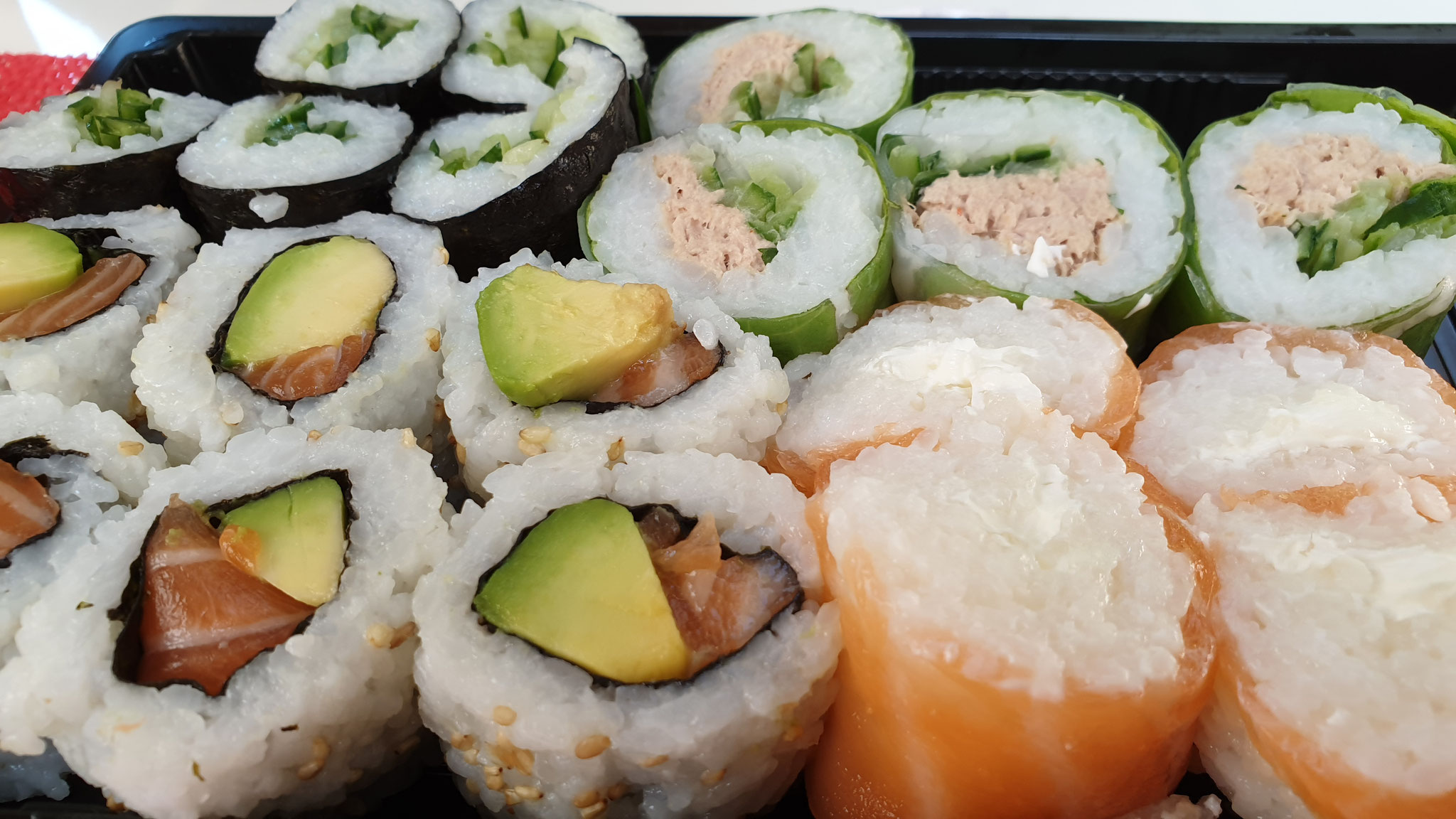 Sushi ... naja wer's mag :(