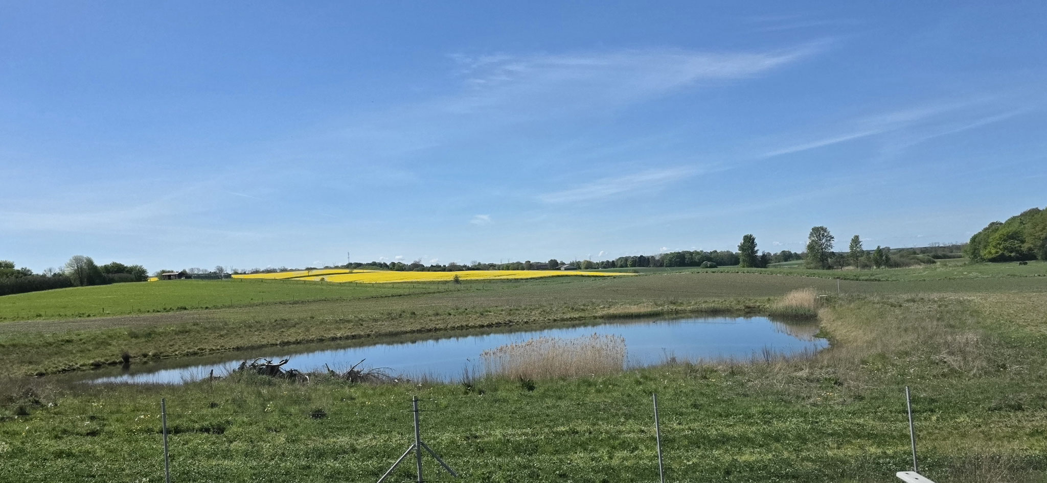 ...bei schönstem Wetter und 80 km/h über die Autobahn
