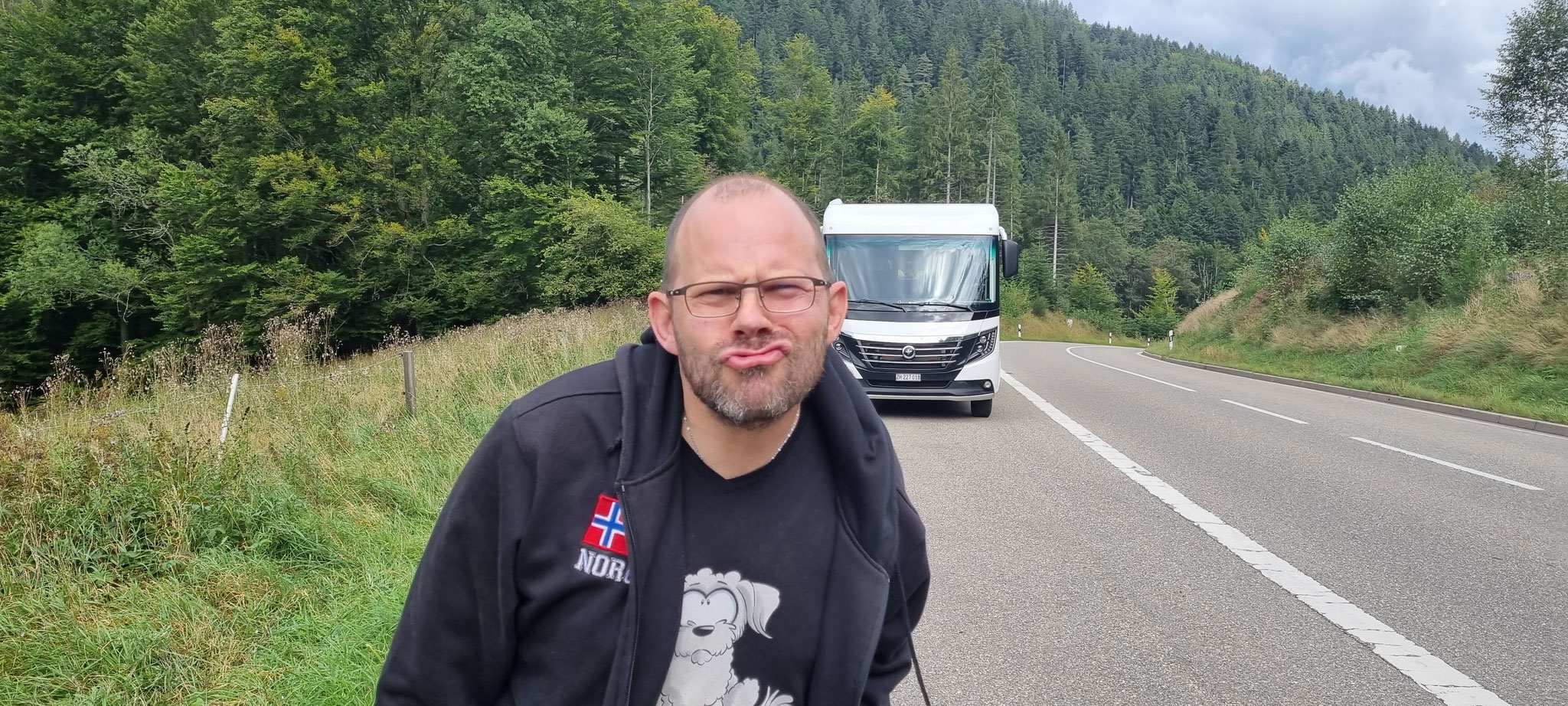 Weg von der Autobahn!