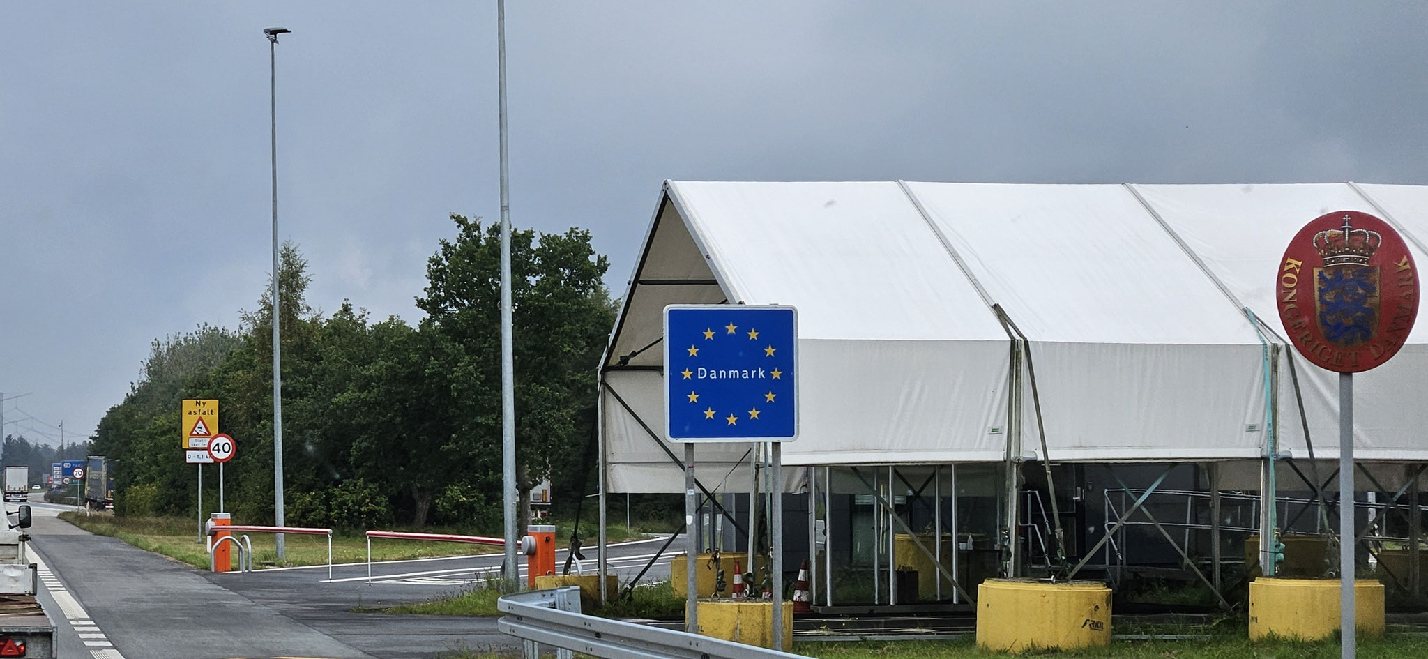 ...bereits in Dänemark an