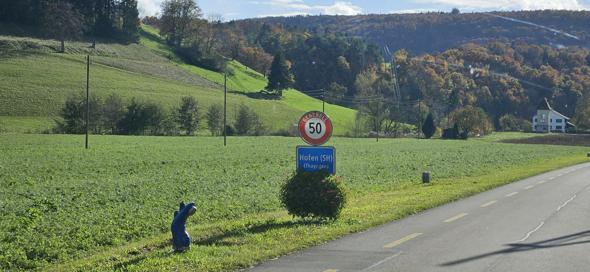 ...wir kommen in Hofen zurück in die Schweiz