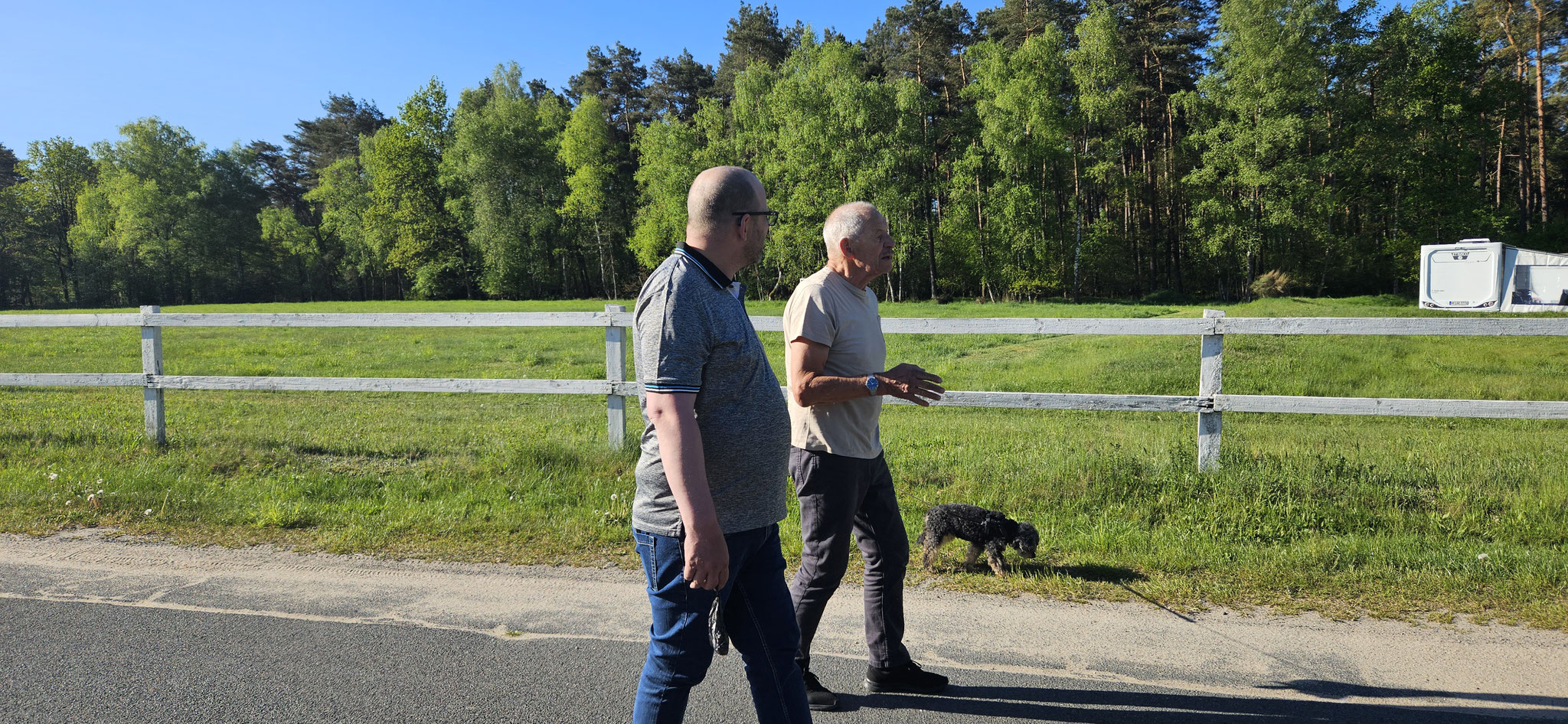 Morgenspaziergang mit Wilson & Tante Svenja