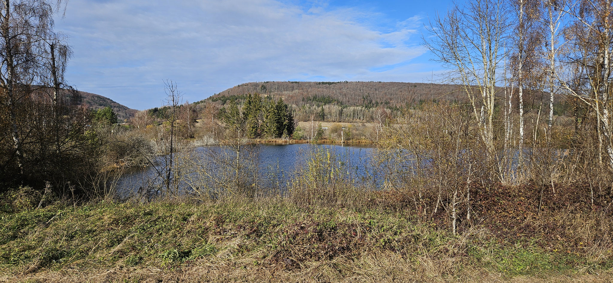 ...ins Naturschutzgebiet...