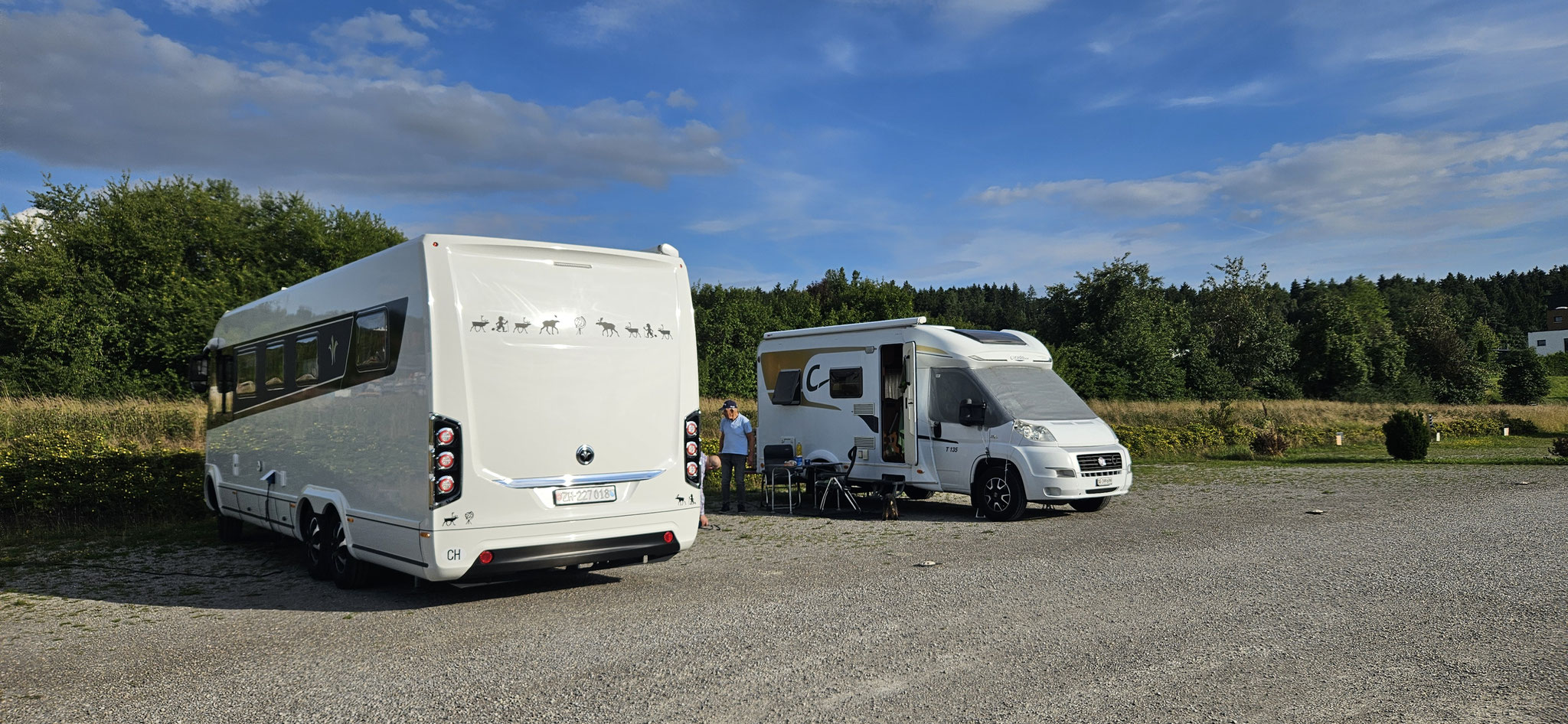 Mami, Papi und Svenja sind schon da