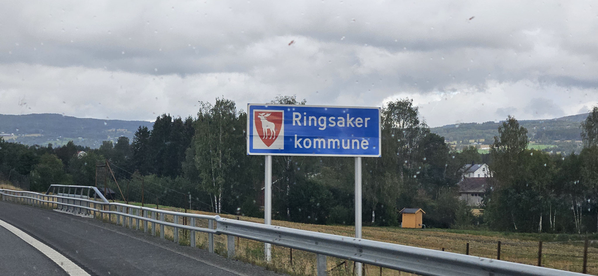 Elch gefunden - auch wenn es nur das Wappen ist