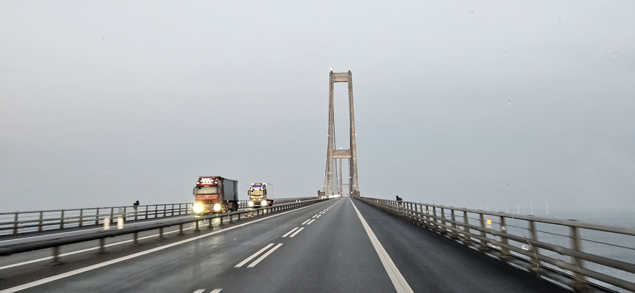 ...von der heutigen Überfahrt...