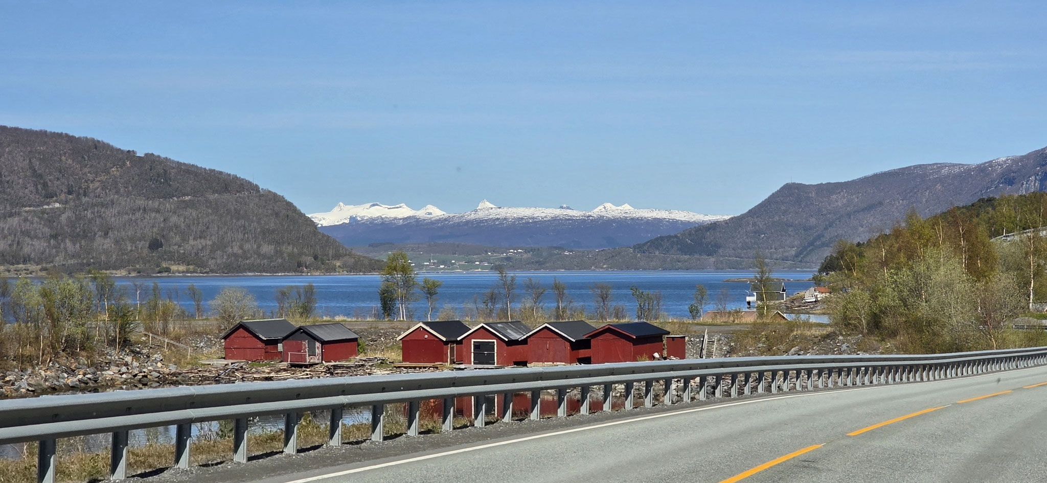 Rot, blau, weiss...typisch Norwegen