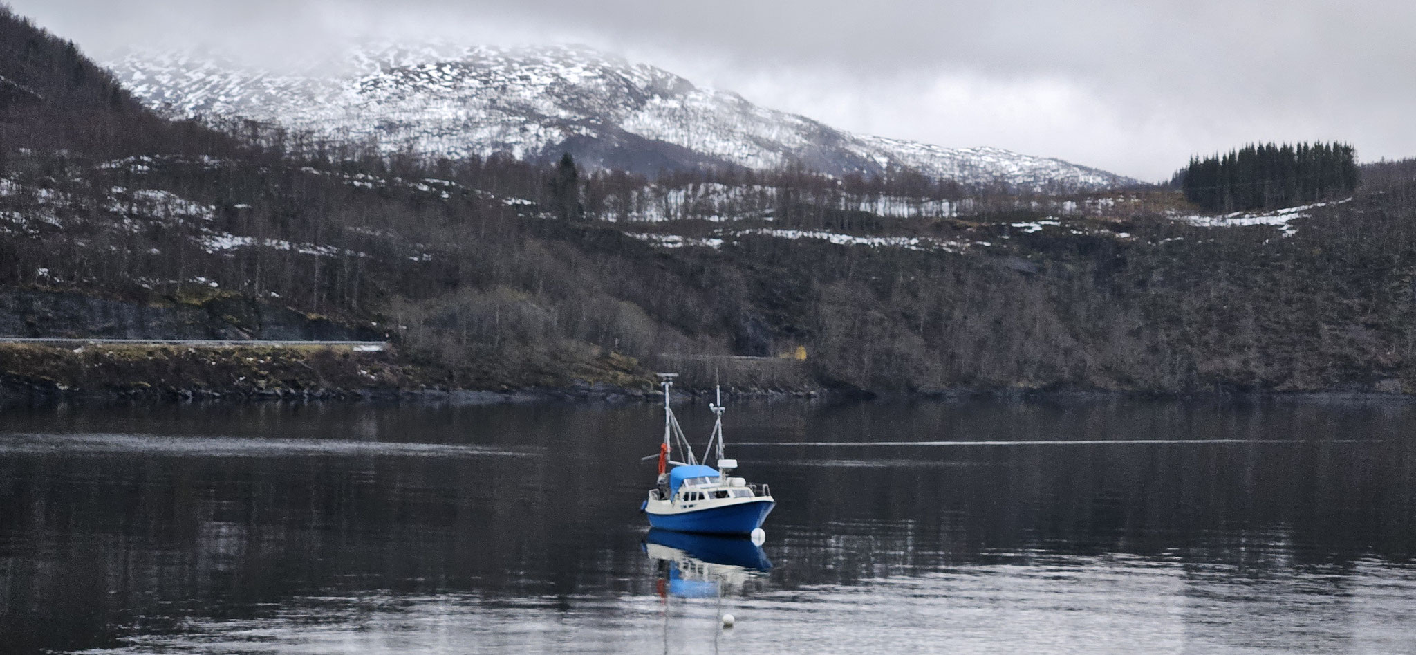 Das blaue Boot - ein typisches Bild für uns