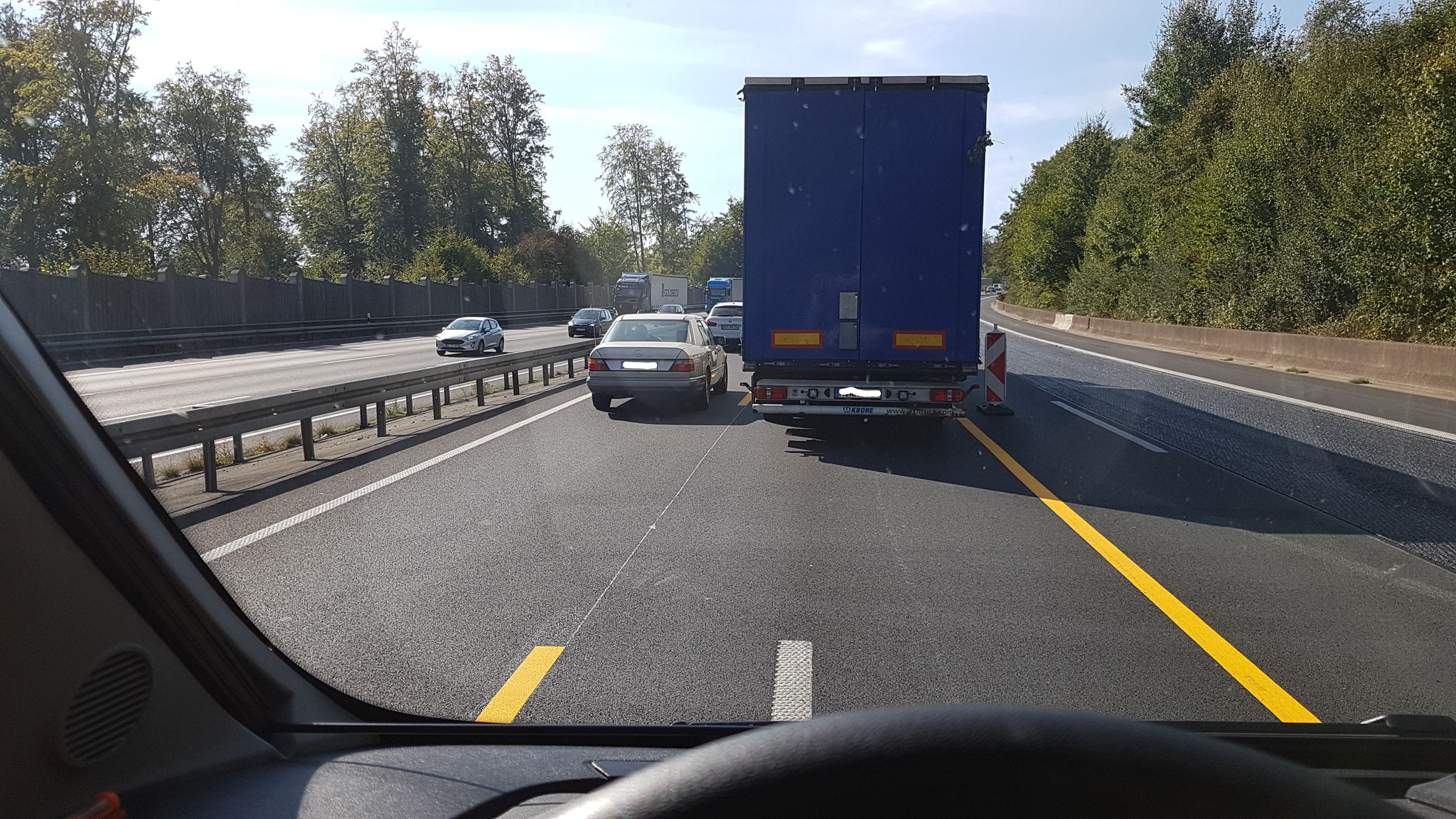 Auch unzählige Baustellen und Staus gehören hier dazu