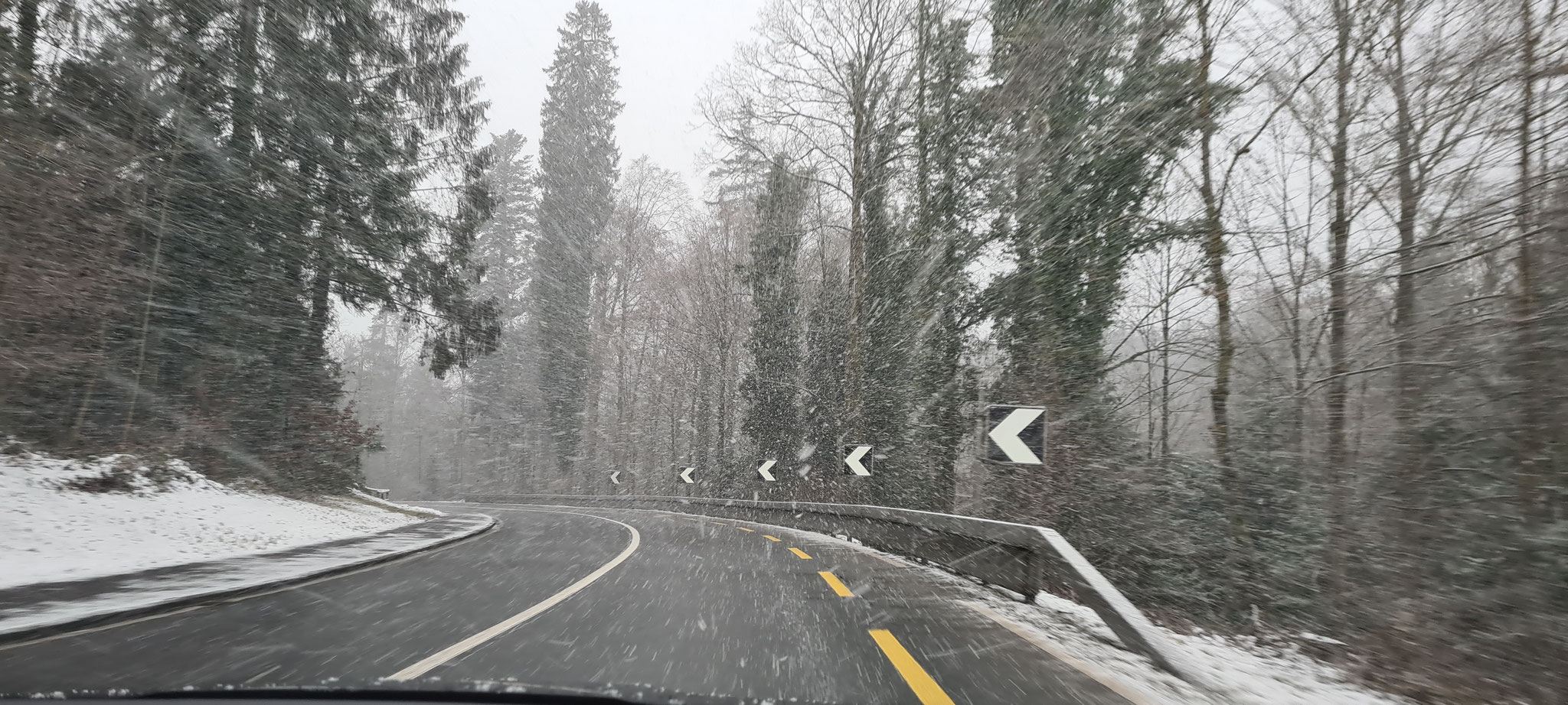 Erste Schneeflocken