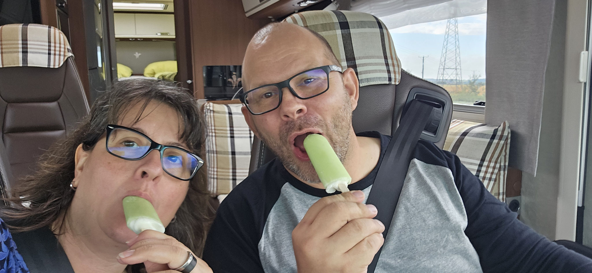 ...da gönnen wir uns gleich ein Birneneis