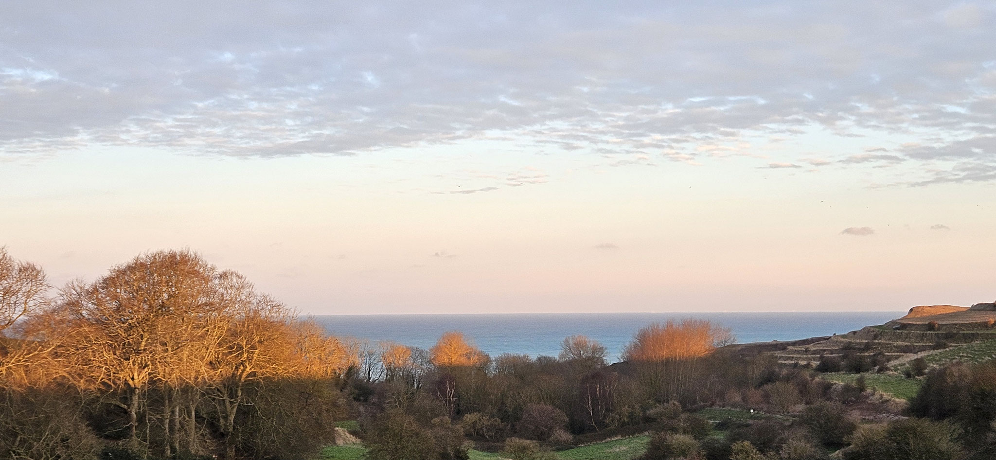 Schon bald sehen wir das Meer...