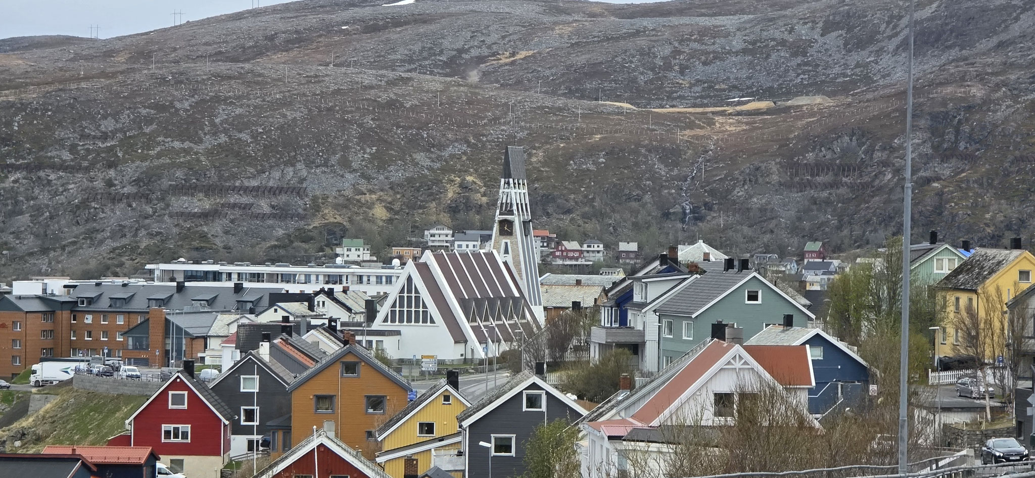 Einfahrt auf Hammerfest...