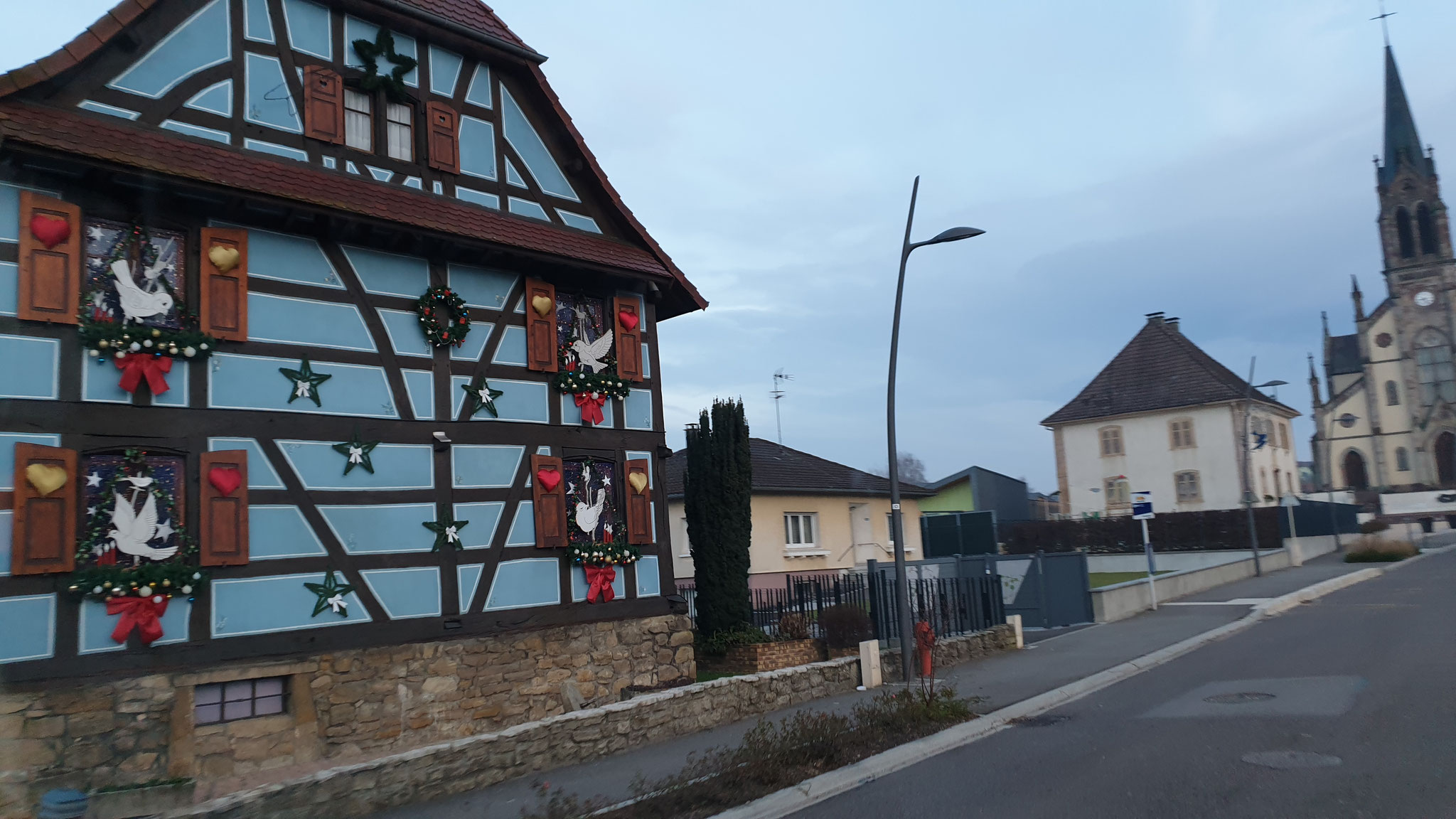 Noch sieht es weihnachtlich aus