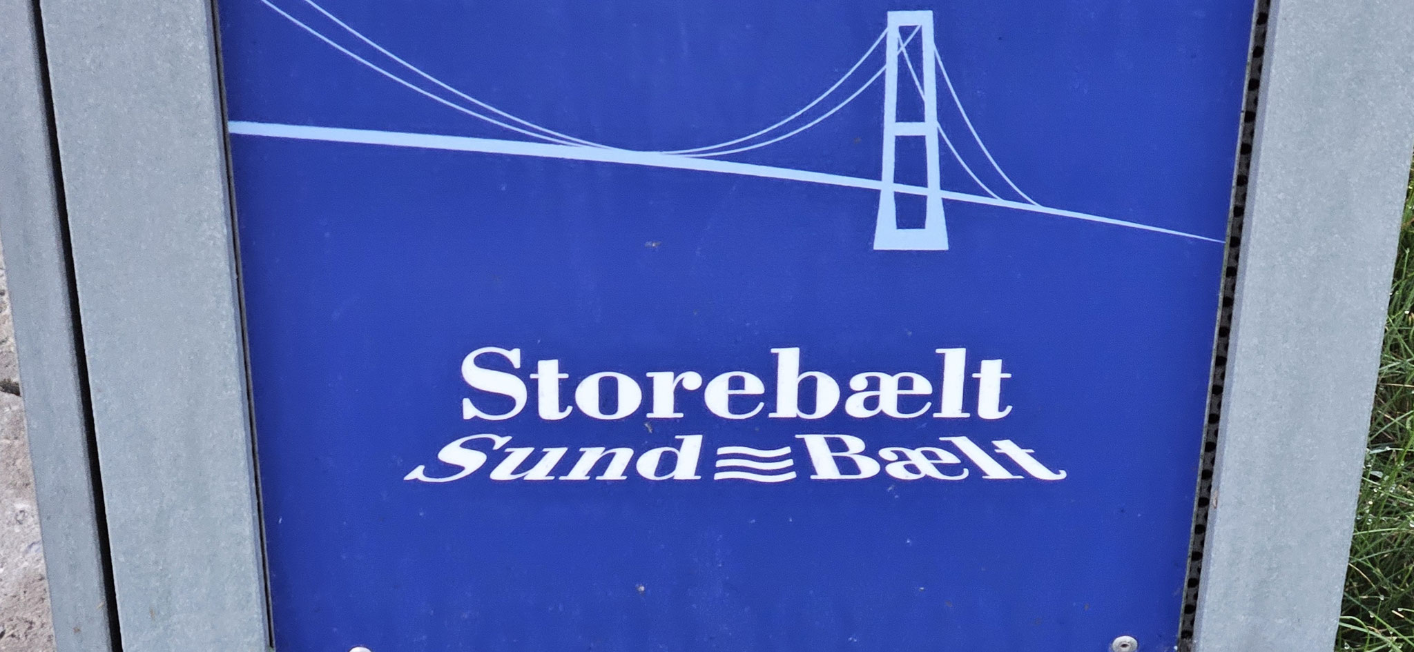 ...so eben auch die Storebælt-Brücke