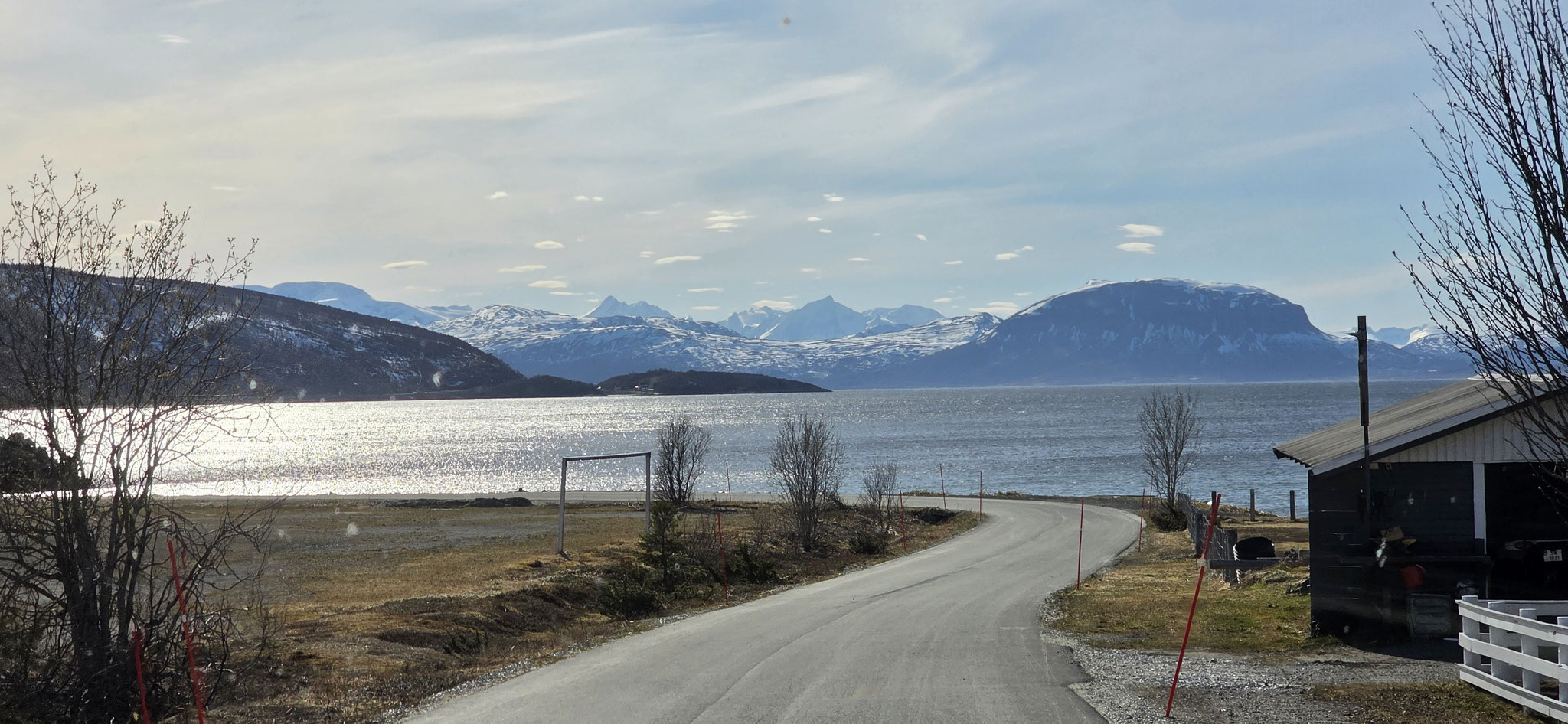 Wir kommen in Oksfjordhamn an