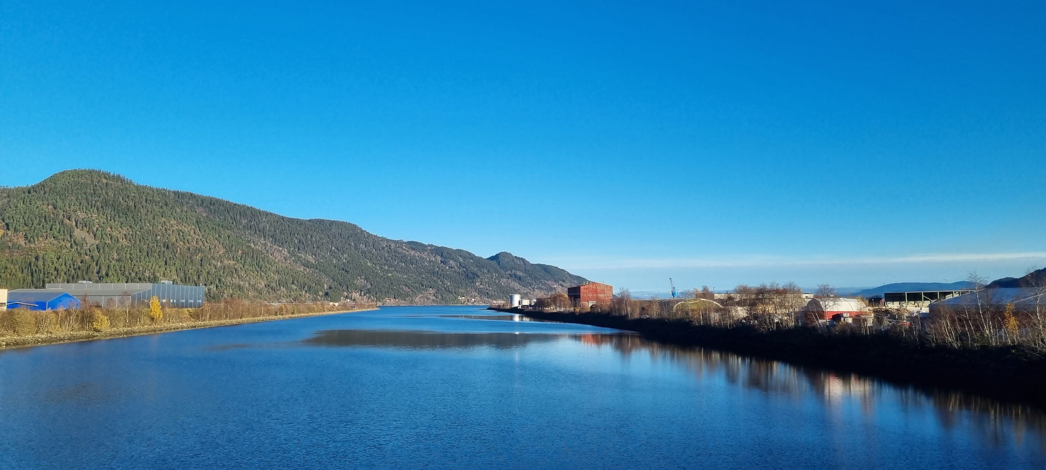 Der Hafen von Orkanger