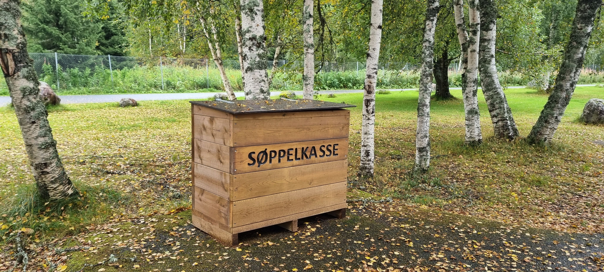 Søppelkasse - kein Geld, nur Abfall gefunden