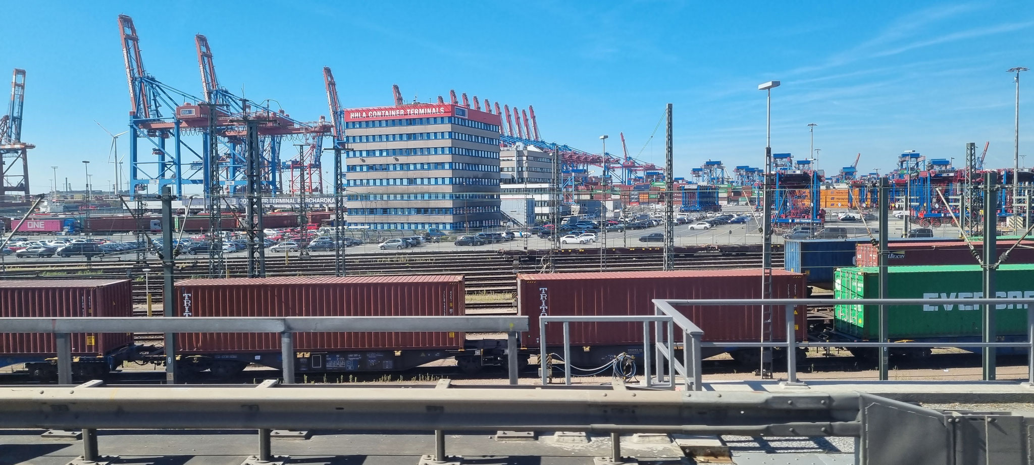 Wieder am Hafen vorbei...