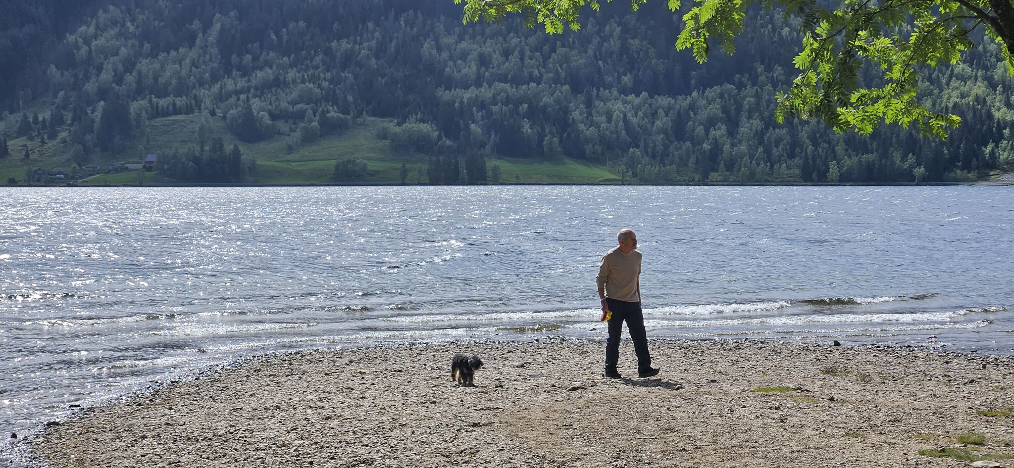 ...Papi & Svenja erkunden die Gegend