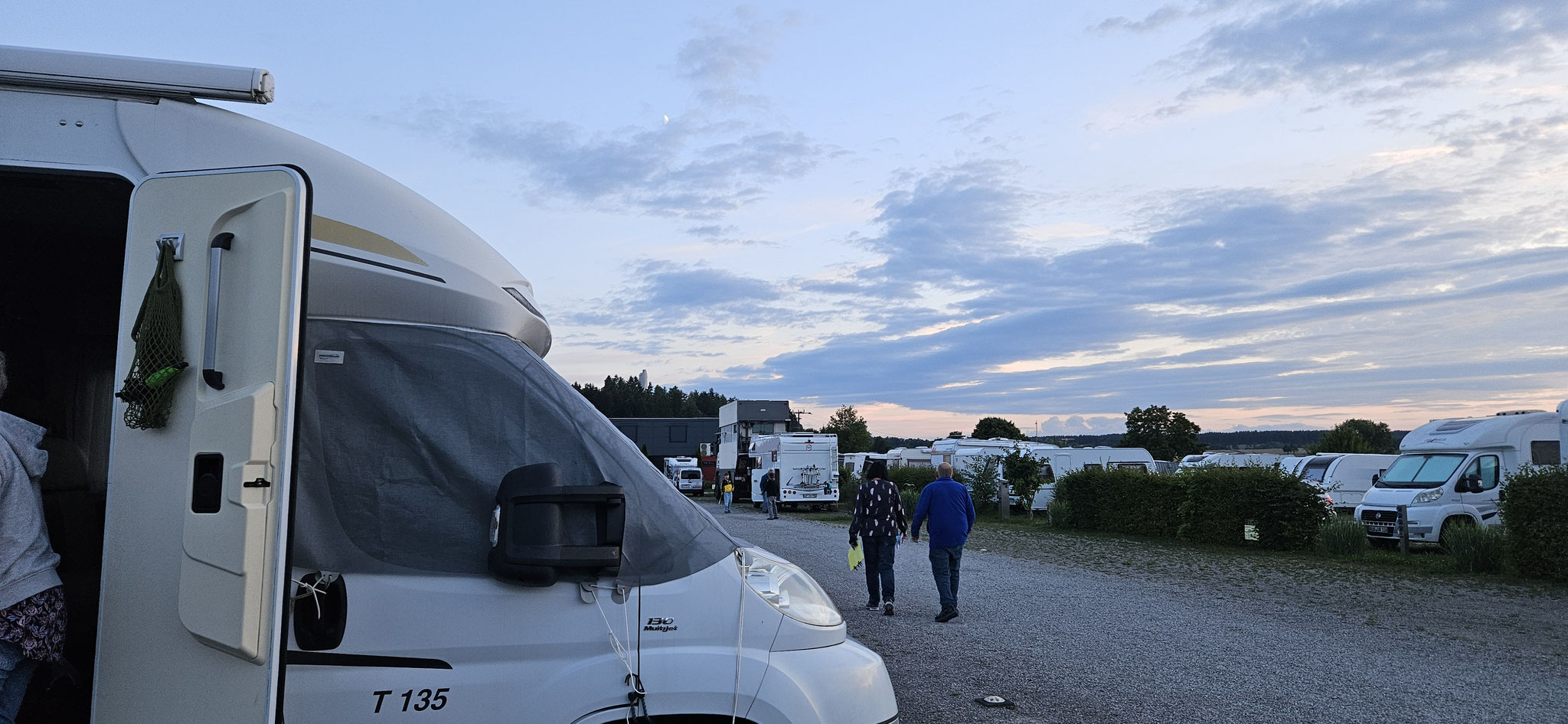 Immerhin können wir den Abend noch draussen geniessen