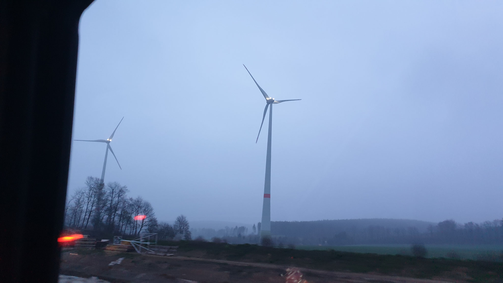 Gegen Abend gibt es Nebel in Deutschland