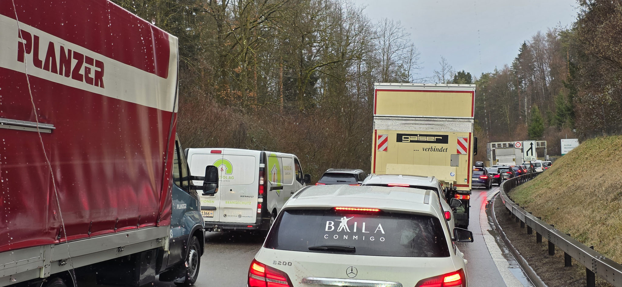 Hier und da ein bisschen Stau gehört dazu