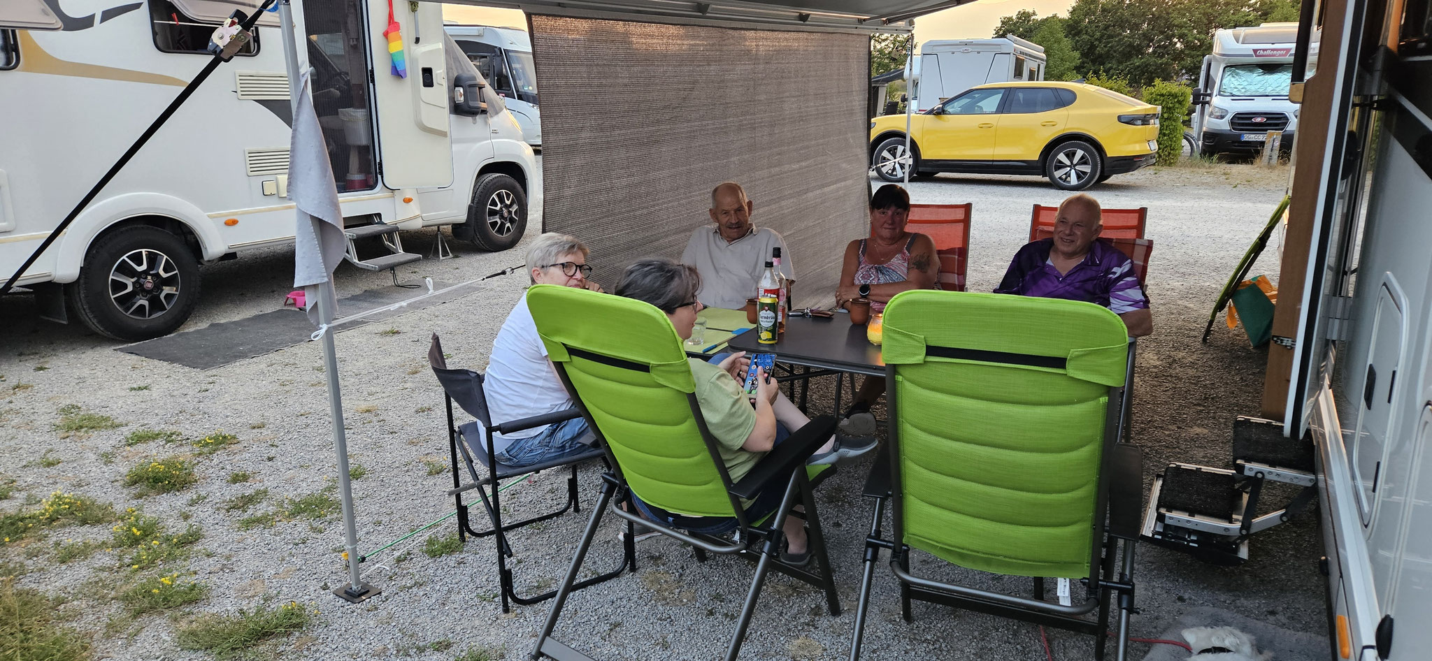 Freunde zu Besuch