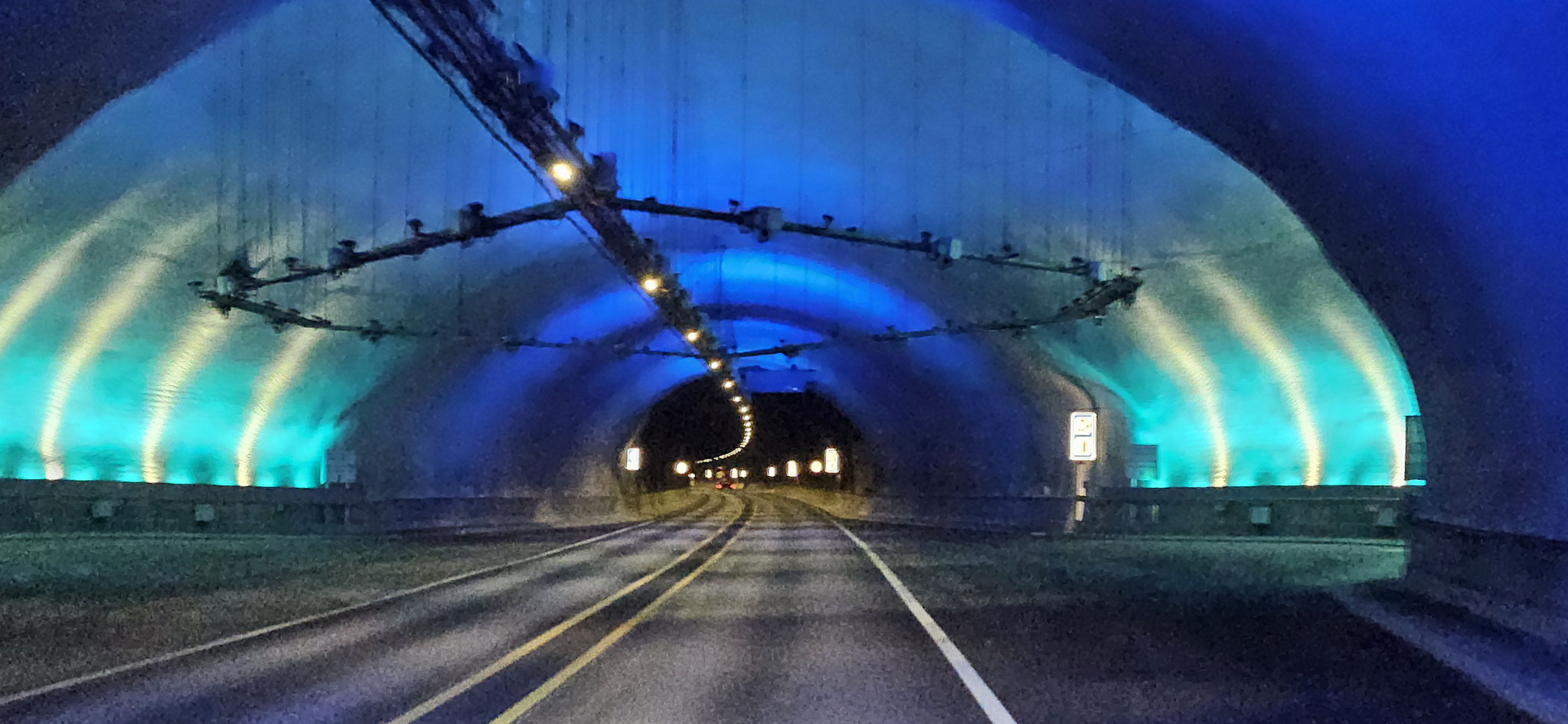 Eine Kopie des Lærdaltunnels