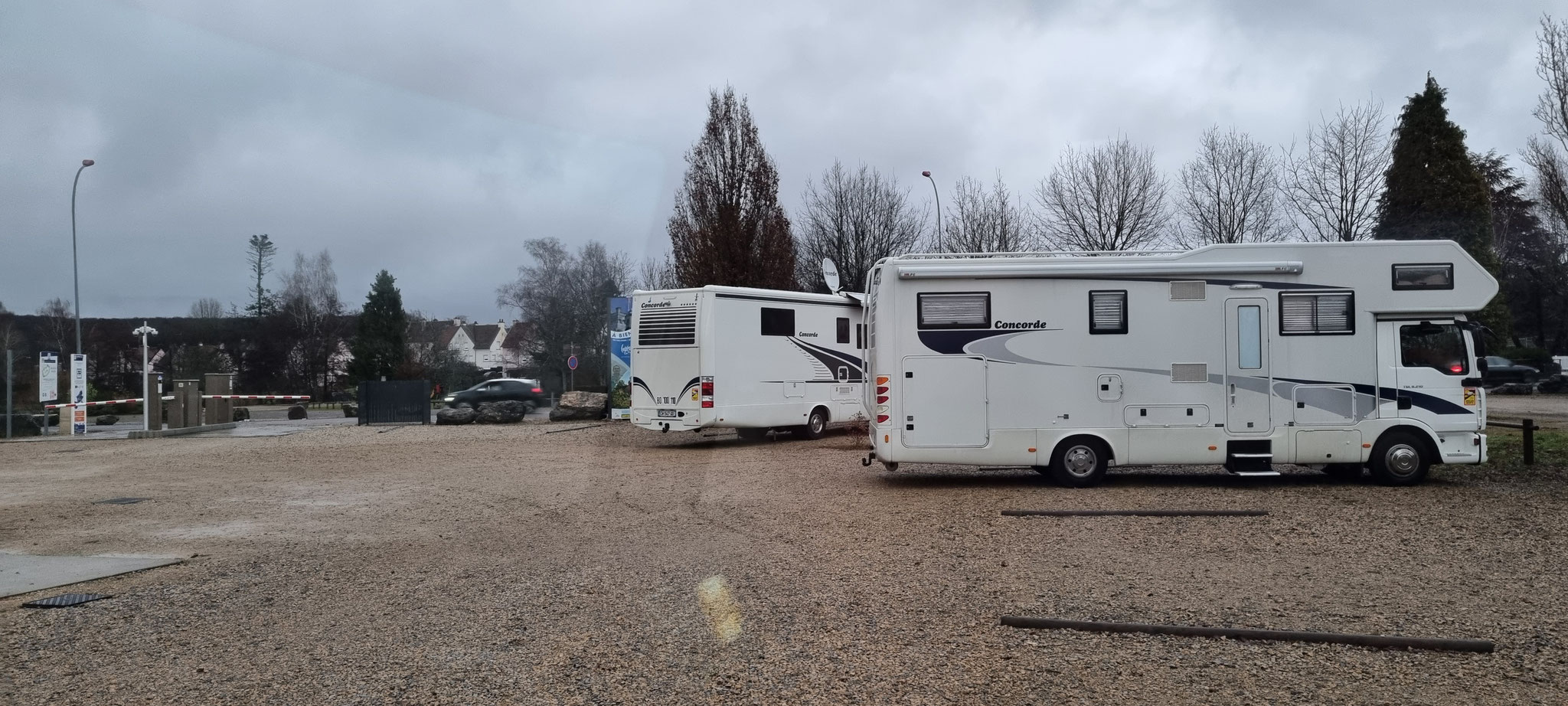 Guten Morgen auf dem Platz in Luxeuil-les-Bains...