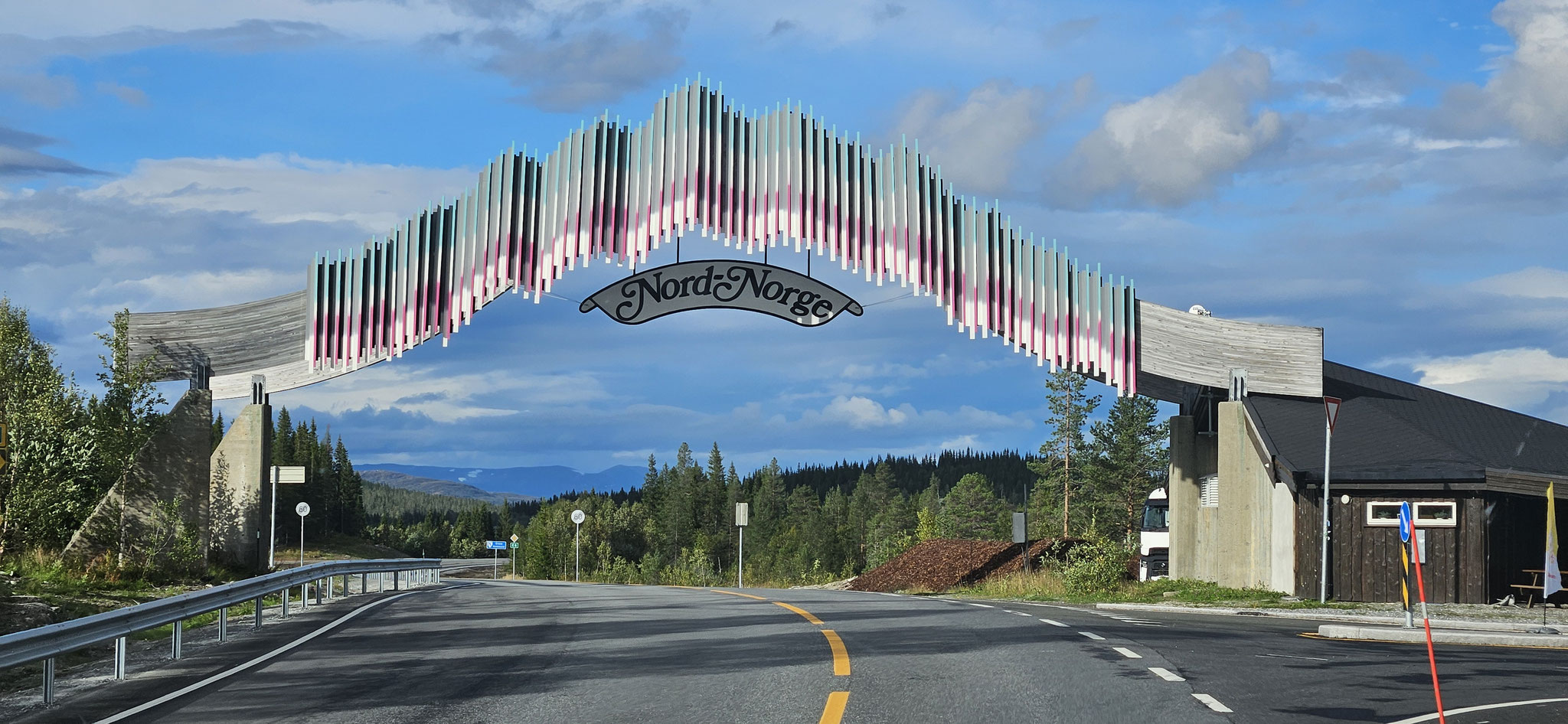 ...am Nord-Norge-Portal angekommen