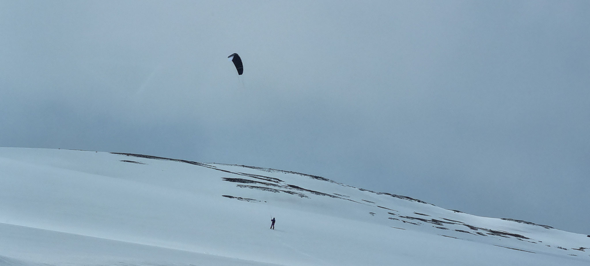 Kite-Skifahren - genial!