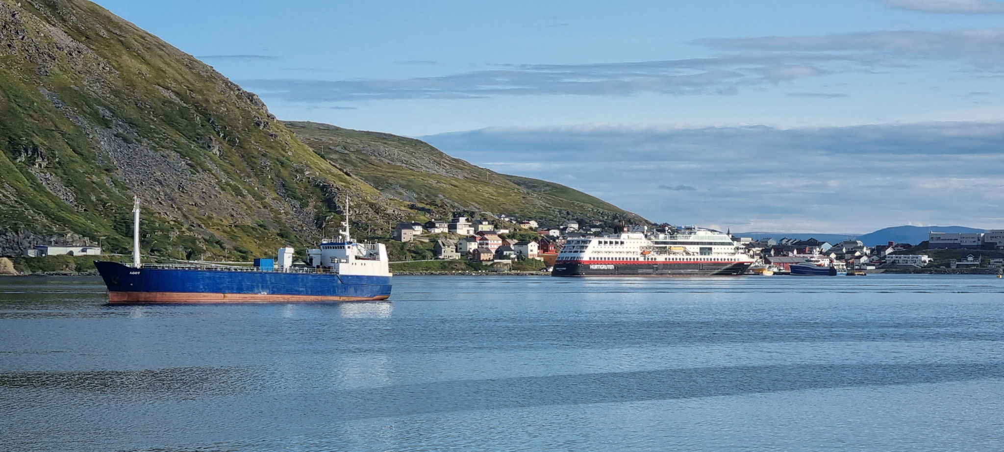 Wir kommen nach Honningsvåg