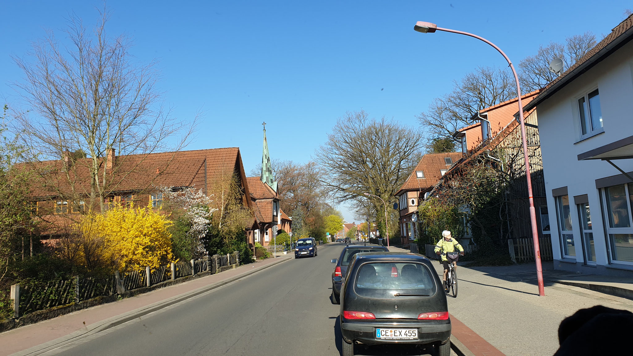 Nach der Sanistation zurück auf die Autobahn