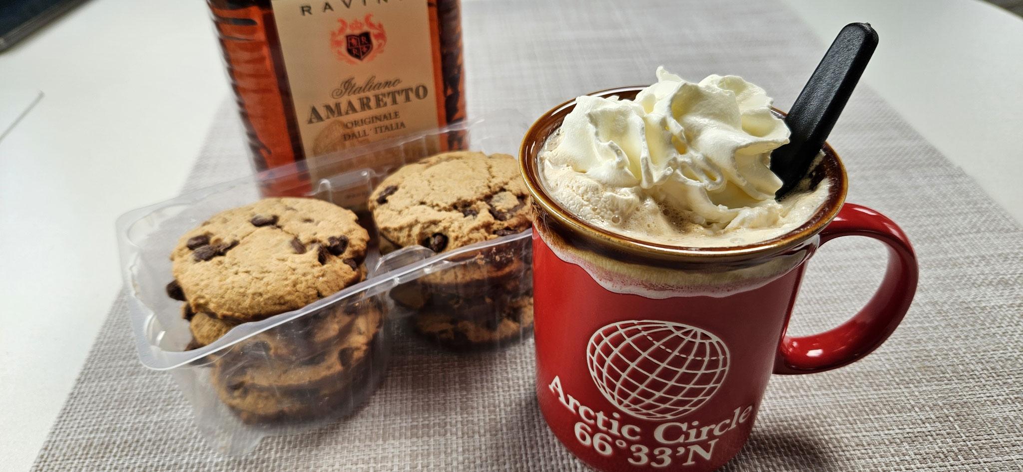 Kaffee-Amaretto und Sjokoladetherapie 