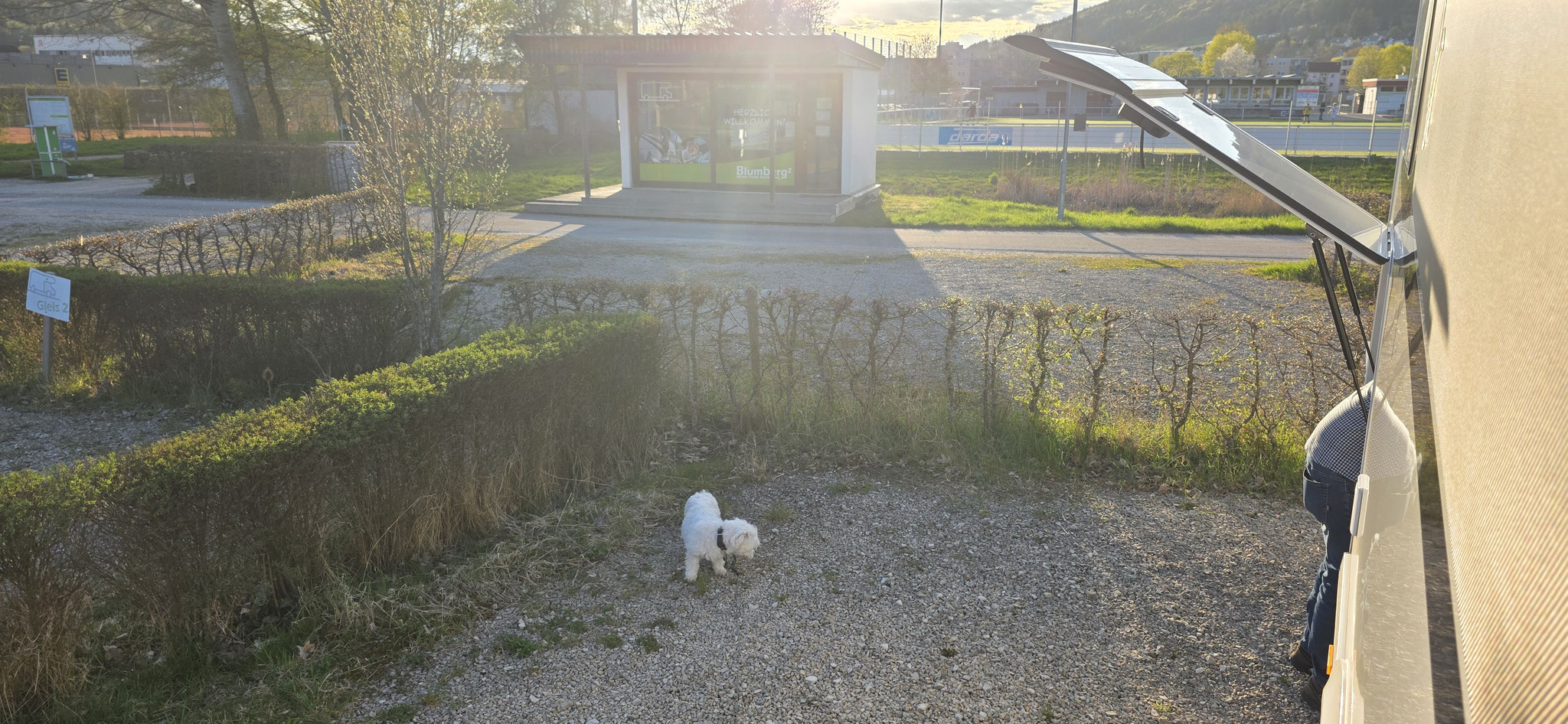 ...stehen wir in Blumberg auf Gleis 3