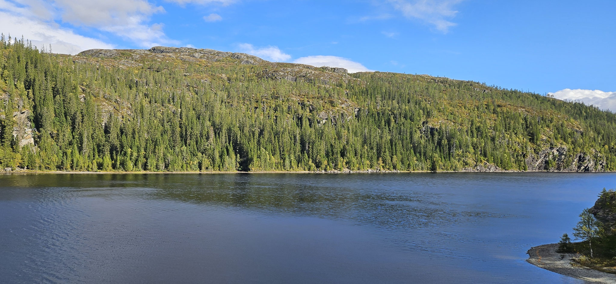 ...durch die schöne Landschaft...
