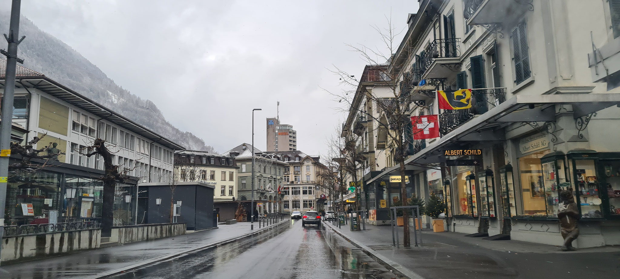 Interlaken wie ausgestorben am 25.12.2020