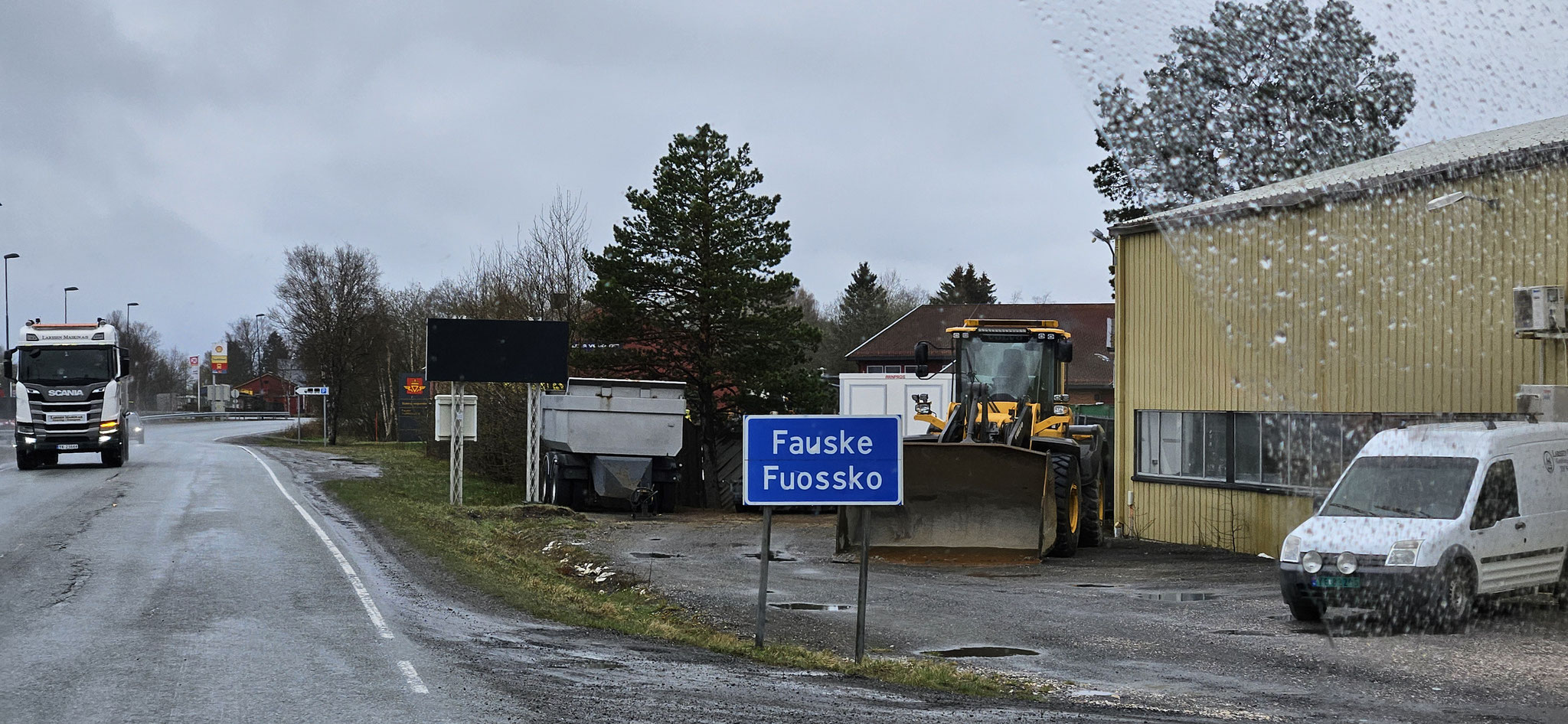 Schon sind wir in Fauske - oder in der Sprache der Sami - in Fuossko