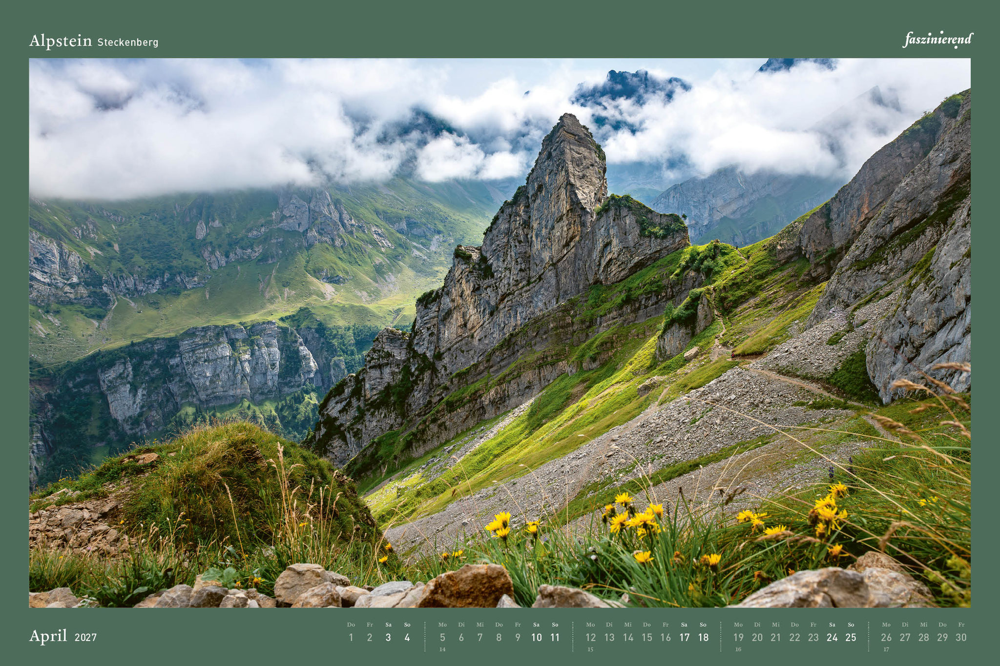 Wandkalender Kalender 2027 Alpstein