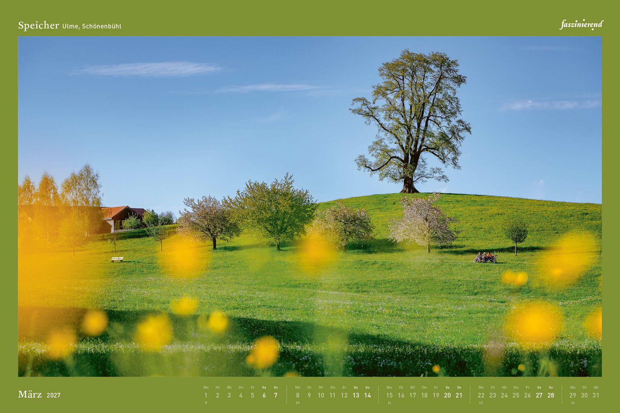 Wandkalender Kalender 2027 Speicher