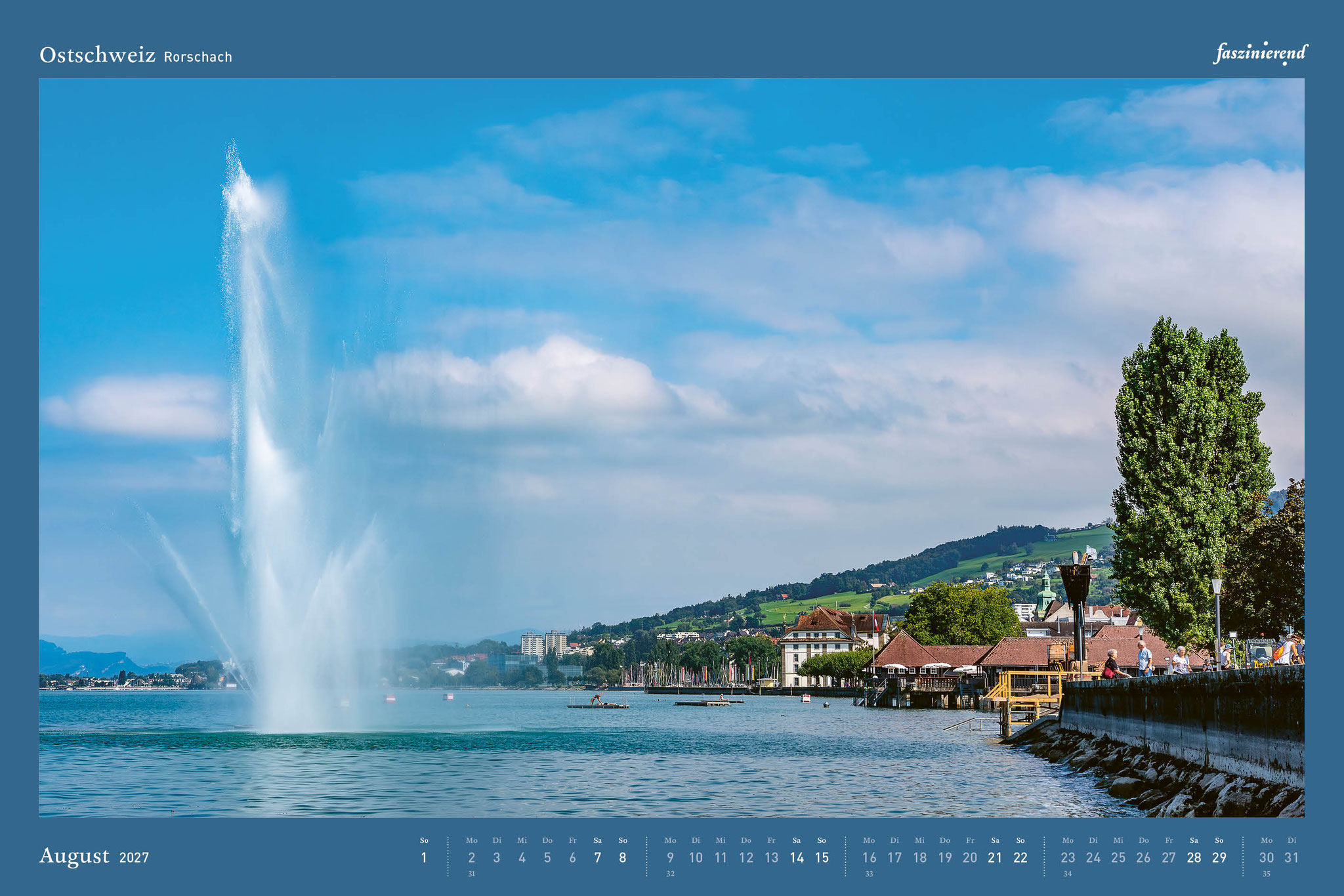 Wandkalender Kalender 2027 Ostschweiz