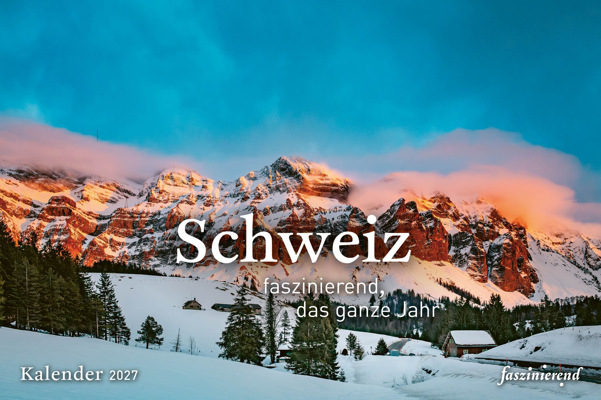 Wandkalender Kalender 2027 Schweiz