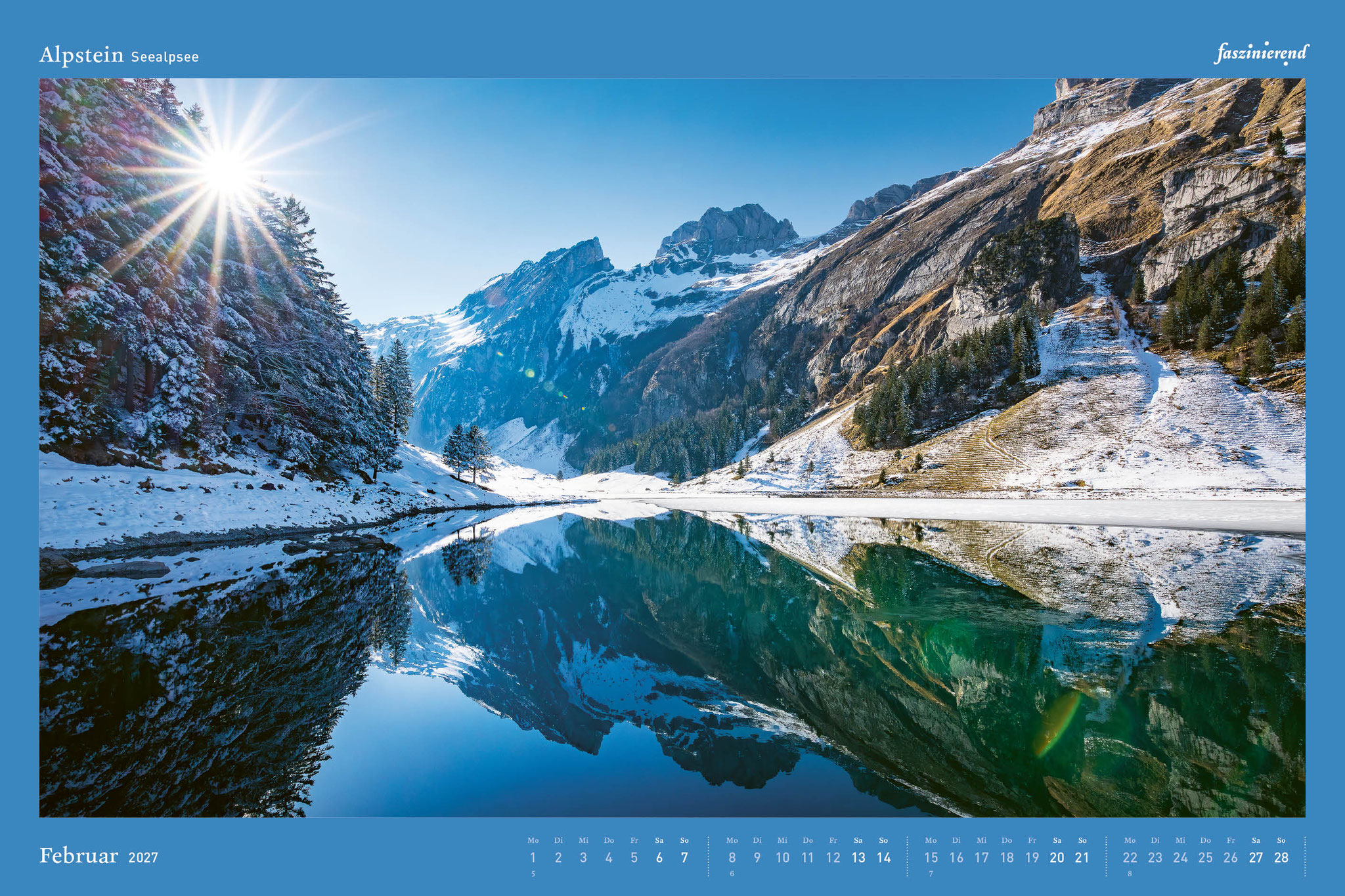 Wandkalender Kalender 2027 Alpstein