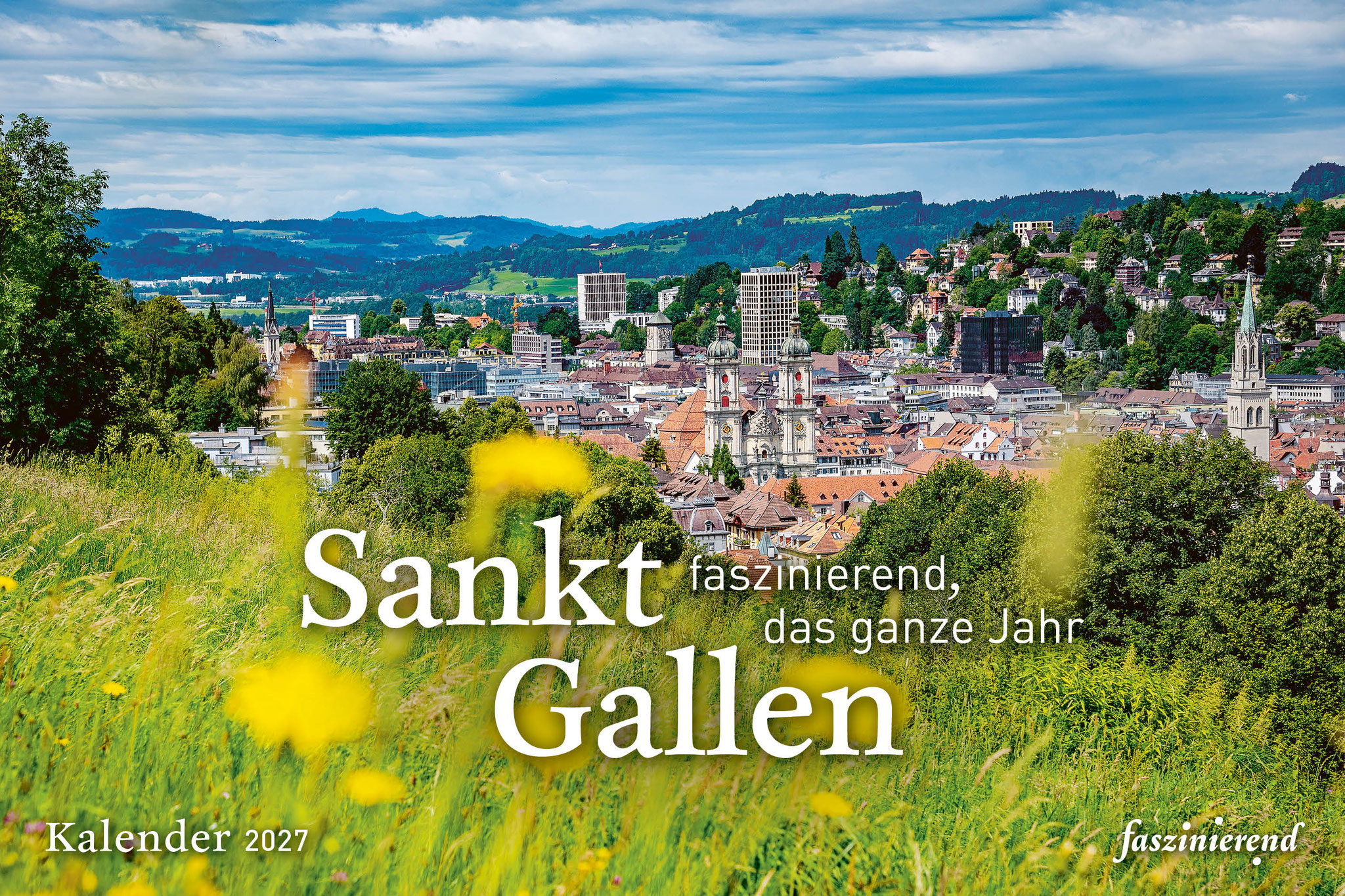 Wandkalender Kalender 2027 Sankt Gallen