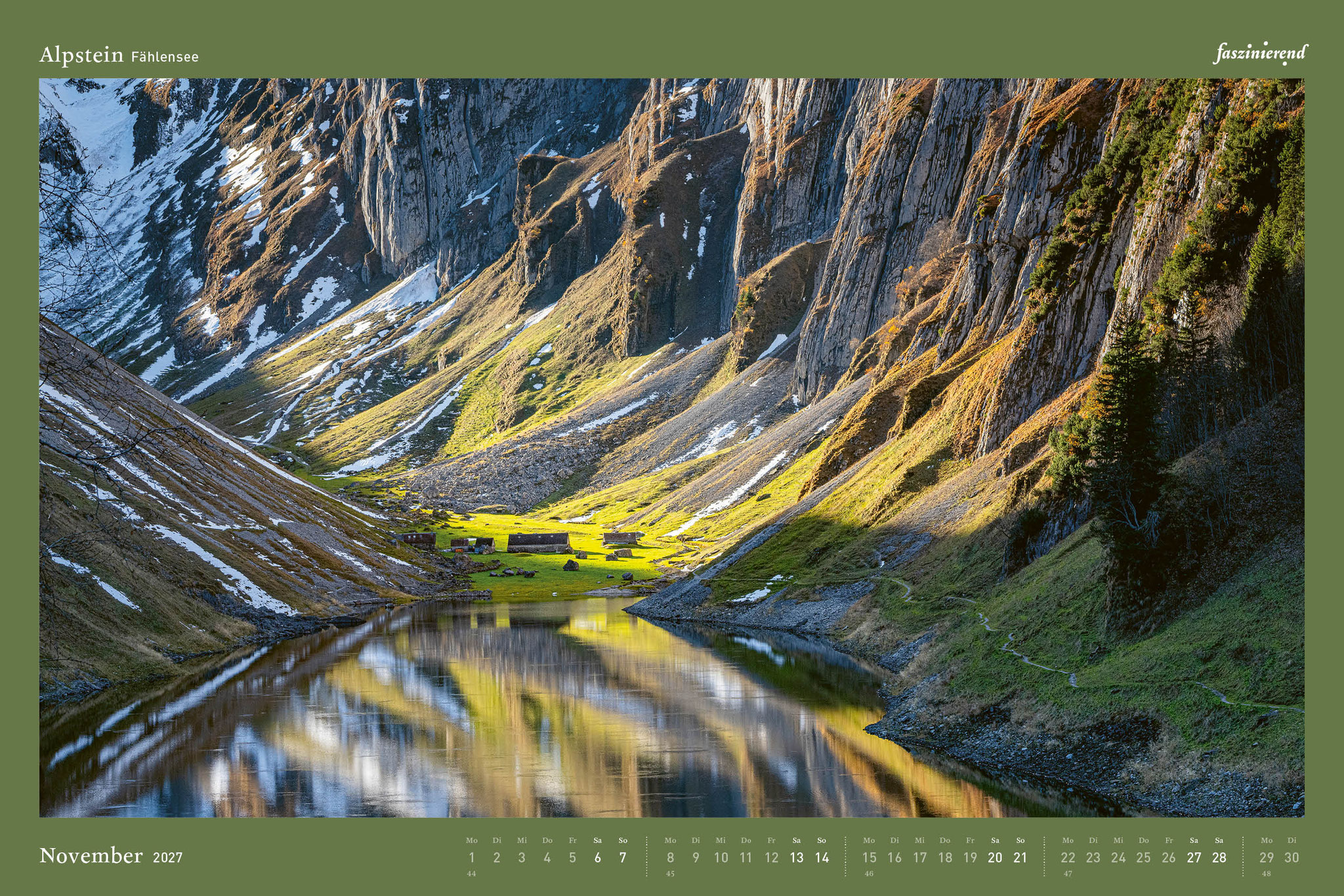 Wandkalender Kalender 2027 Alpstein