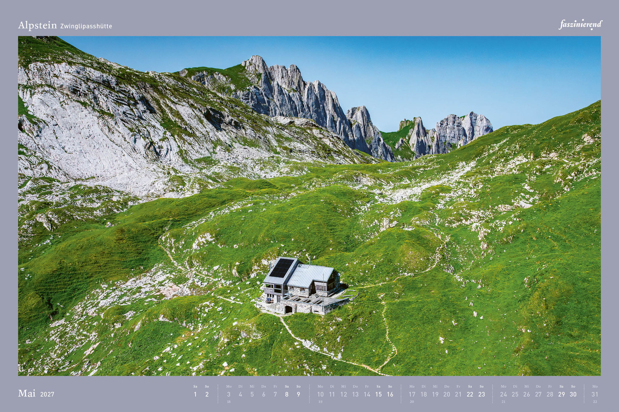 Wandkalender Kalender 2027 Alpstein