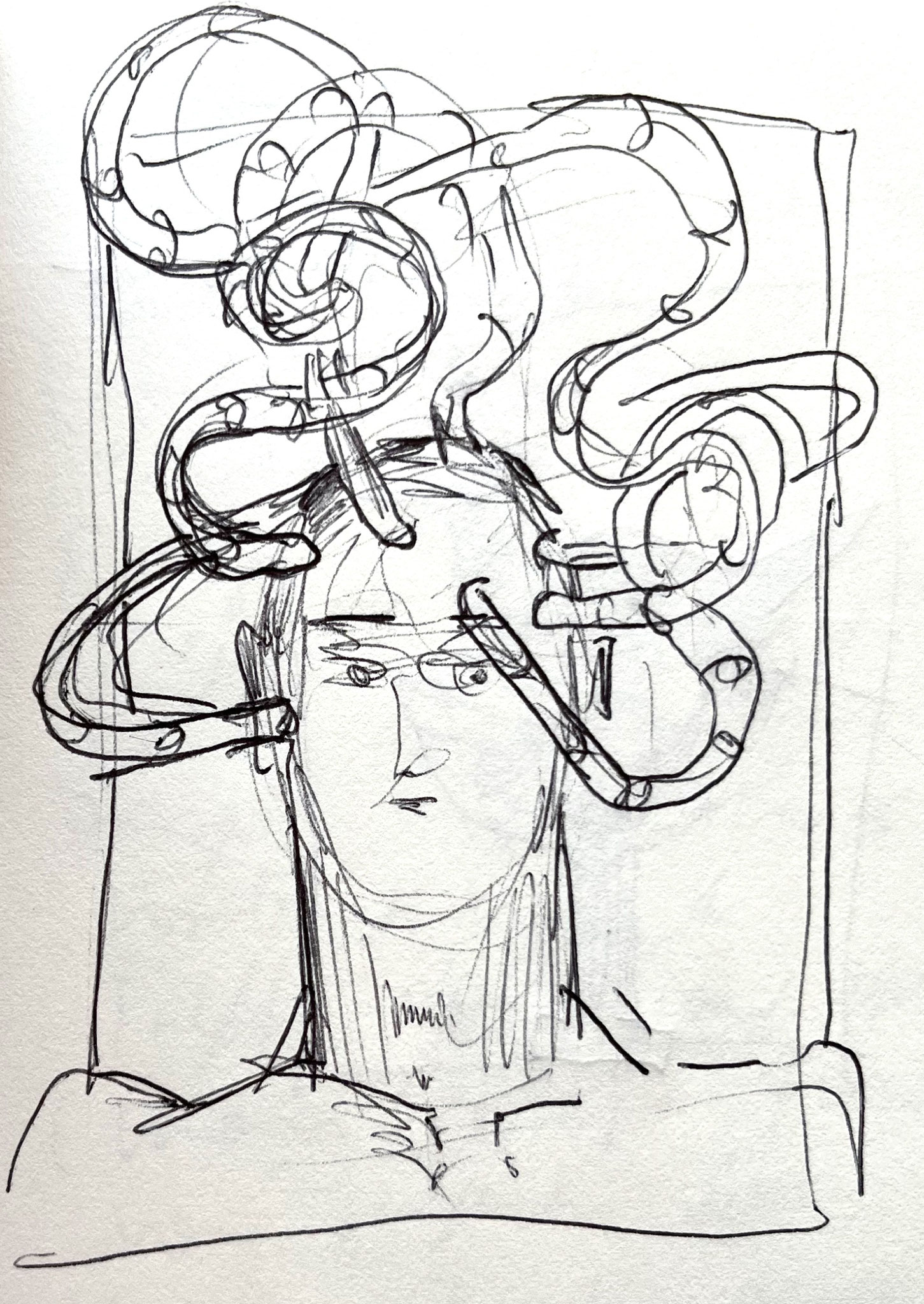 Gedanken/thoughts, 2013, sketch